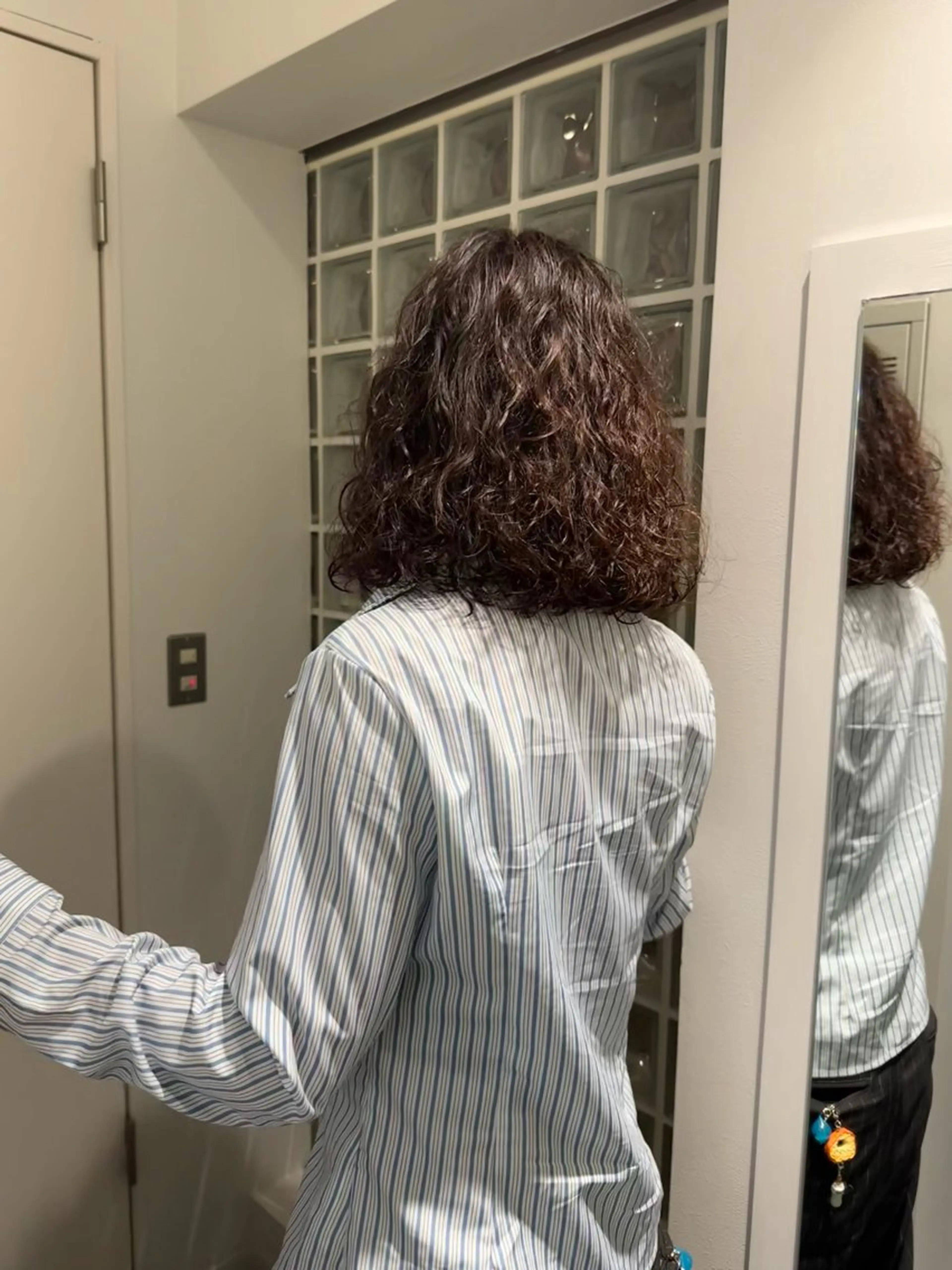 ミディアム パーマ カット パーマ お悩み解決パーマ hana🩰のヘアスタイル