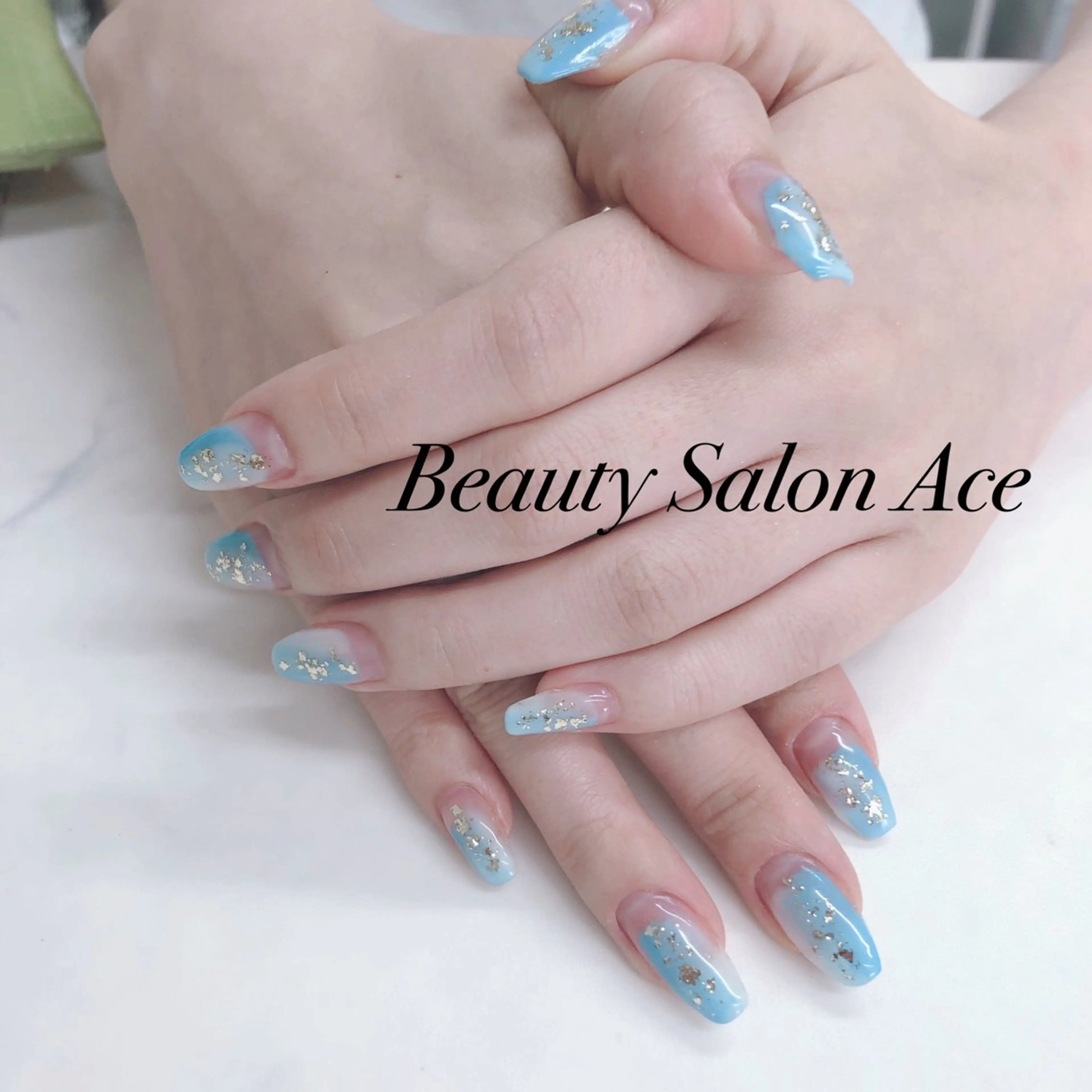 ネイル メンズネイル ニュアンスネイル 夏ネイル ハンドネイル Beauty Salon Ace（ネイルサロン　エース）所属・池袋フィルイン Ace♡長さだしのネイルデザイン