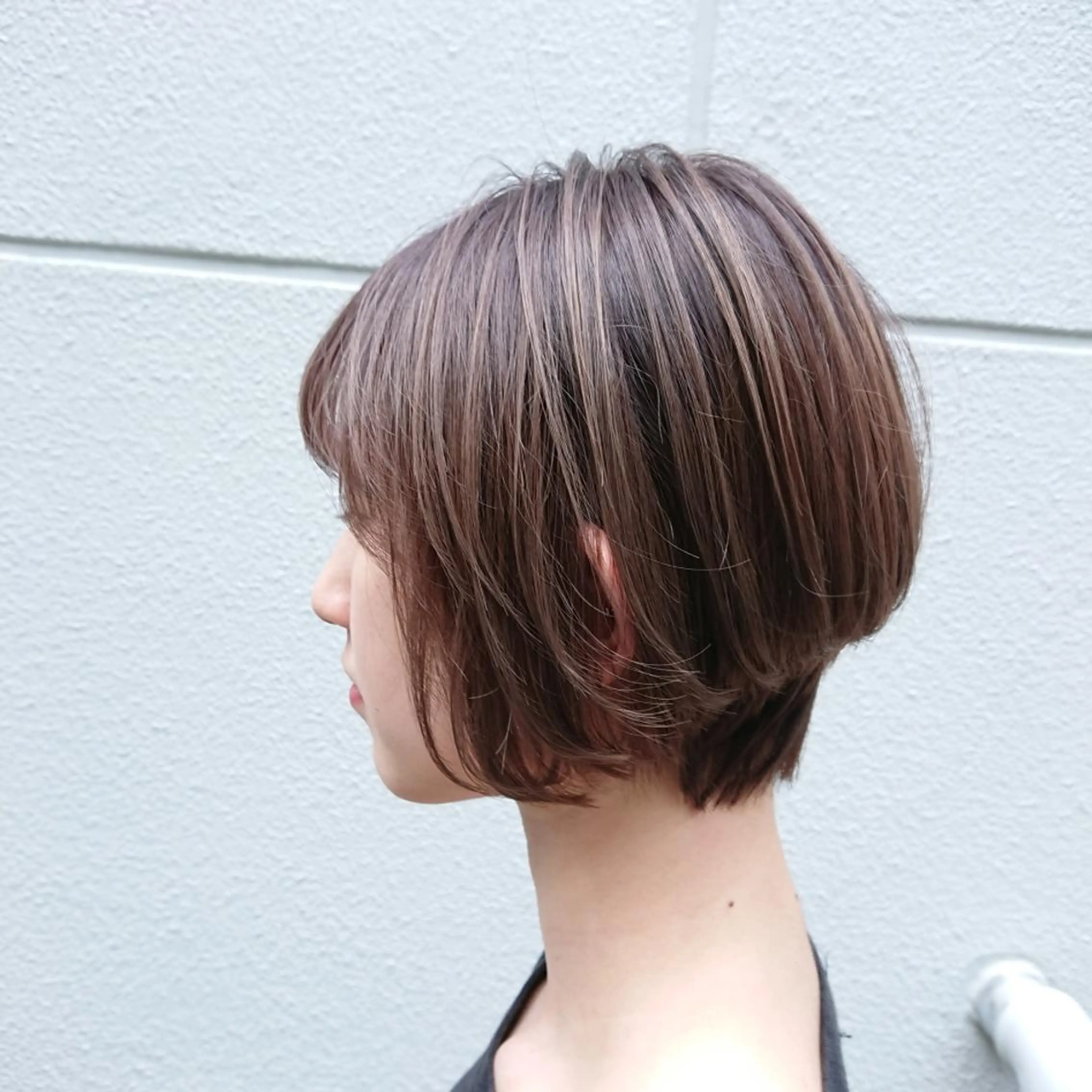 ショート カラー ベージュカラー カット ヘアカラー トリートメント 原田 祥彰のヘアスタイル