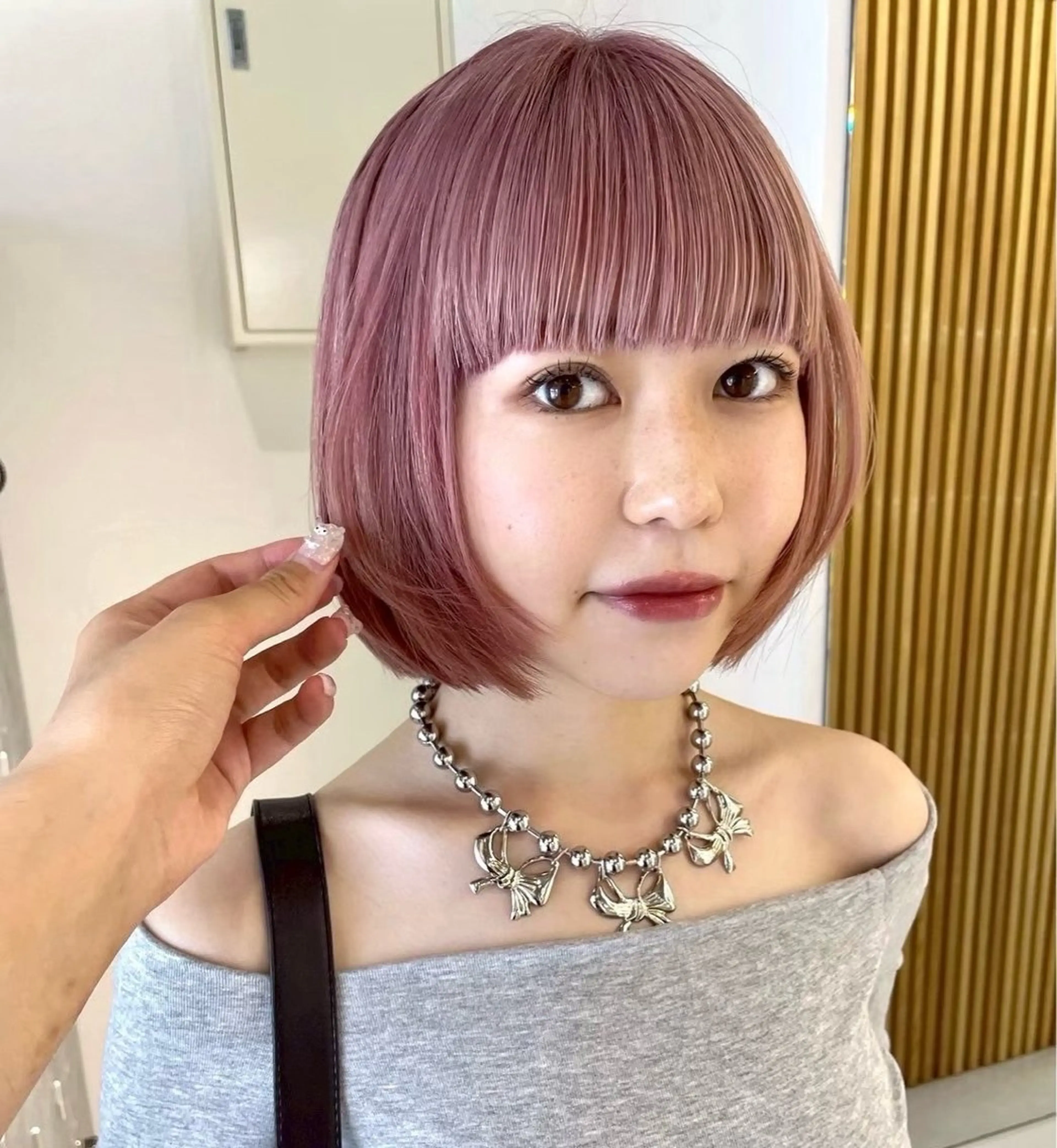 ショート カラー moon/髪質改善/ ブリーチ/レイヤー☪のヘアスタイル