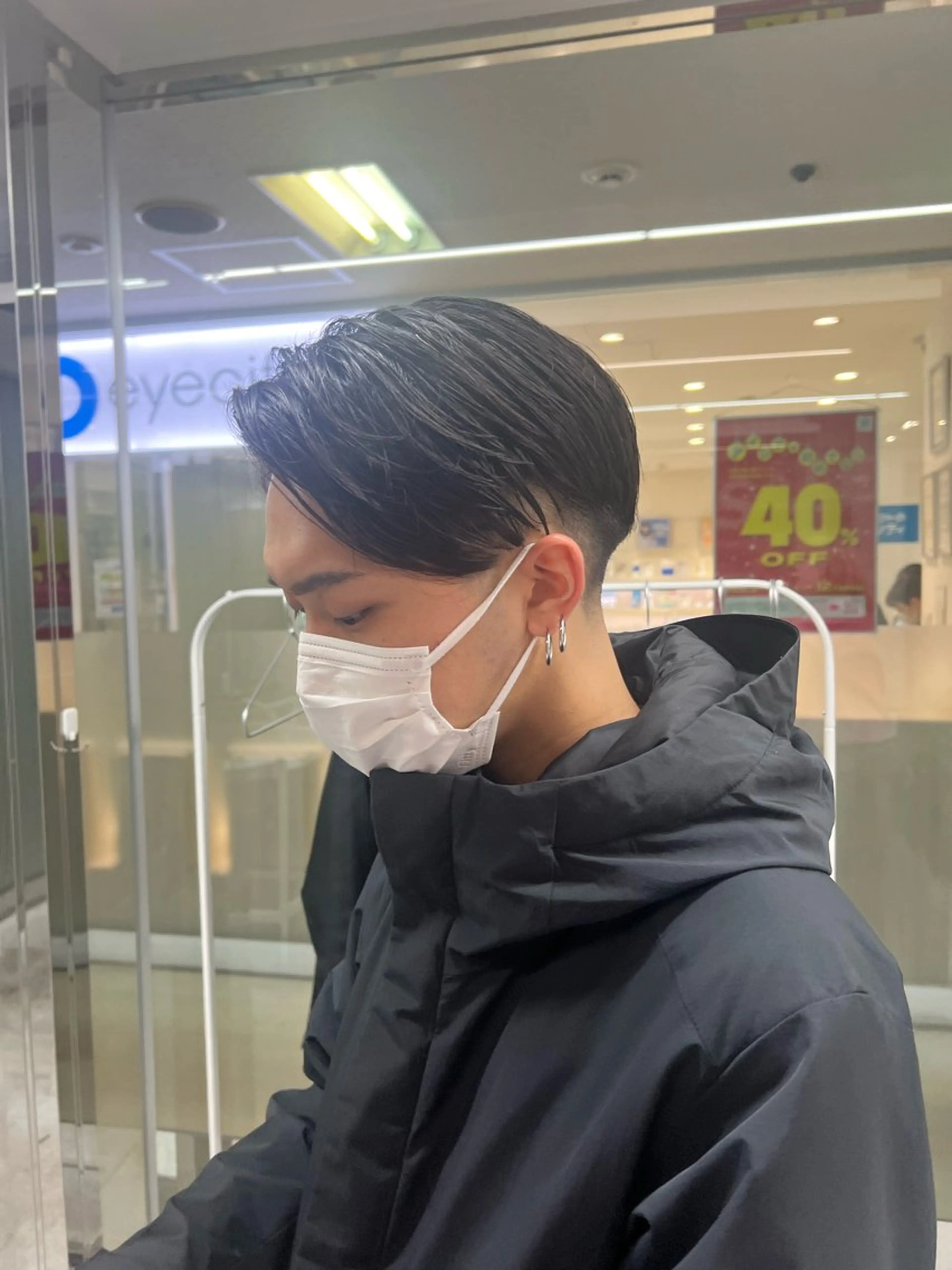 メンズ フェードカット スキンフェード メンズカット 鈴木ルナのヘアスタイル