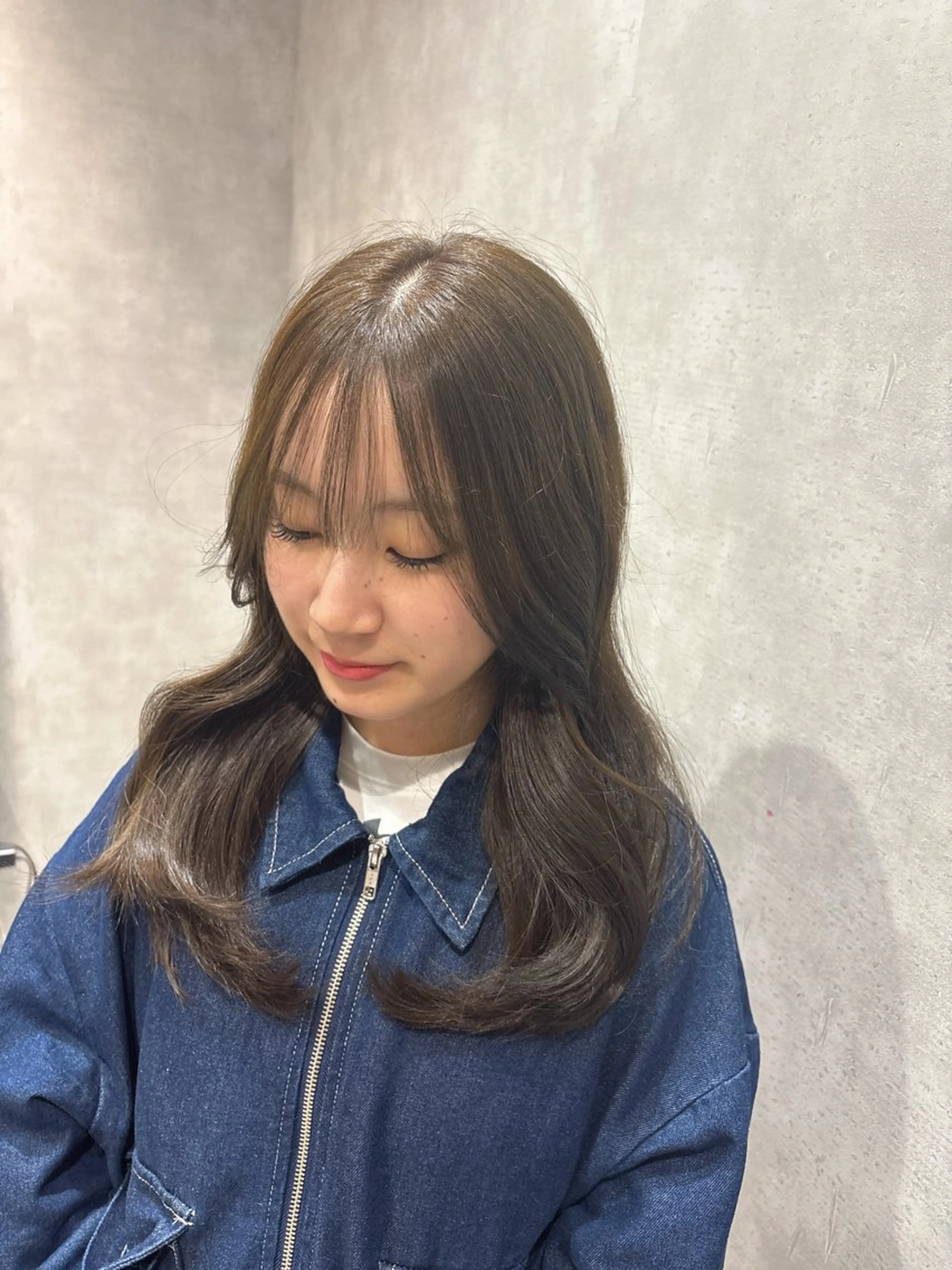 カラー 透明感カラー ヘアカラー 笹木 怜羅のヘアスタイル