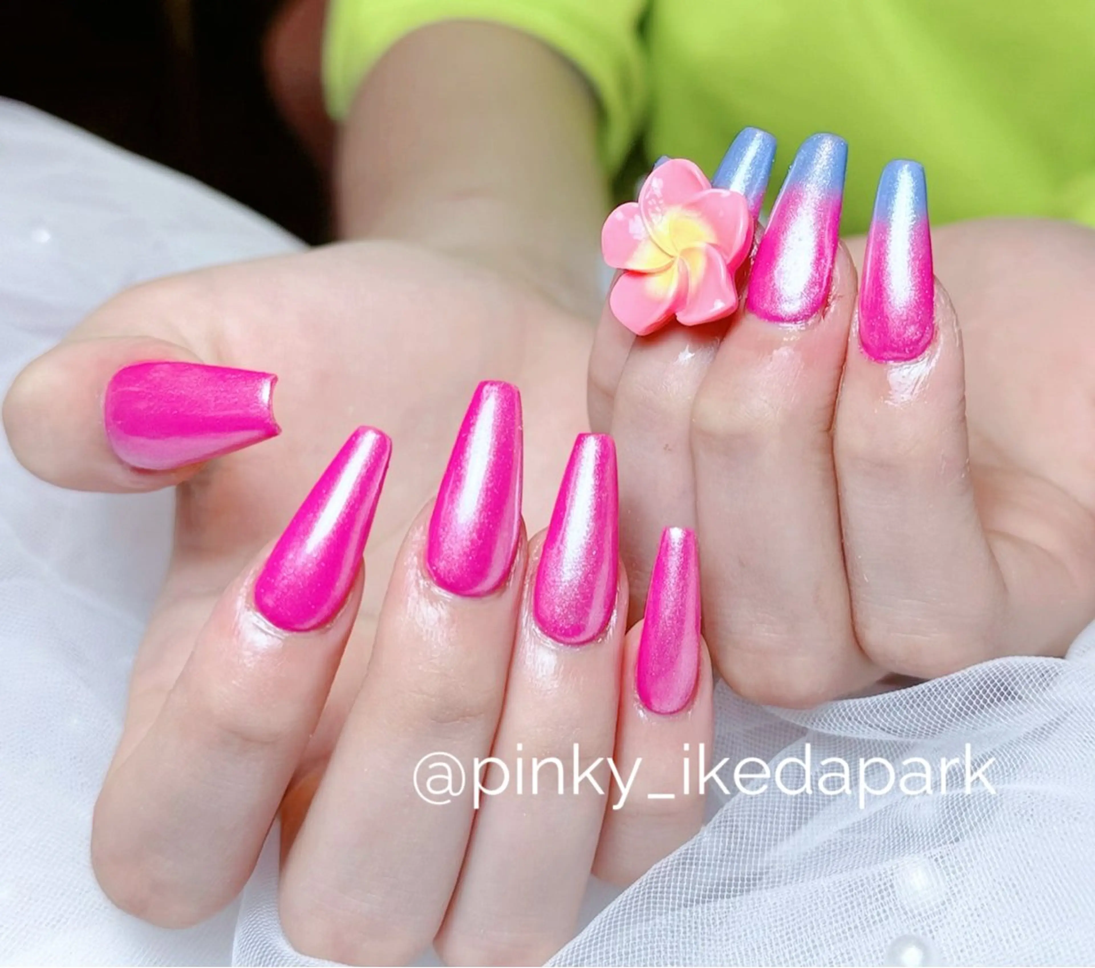 ネイル 夏ネイル ハンドネイル PINKY nail所属・ピンキー 池田公園店のネイルデザイン
