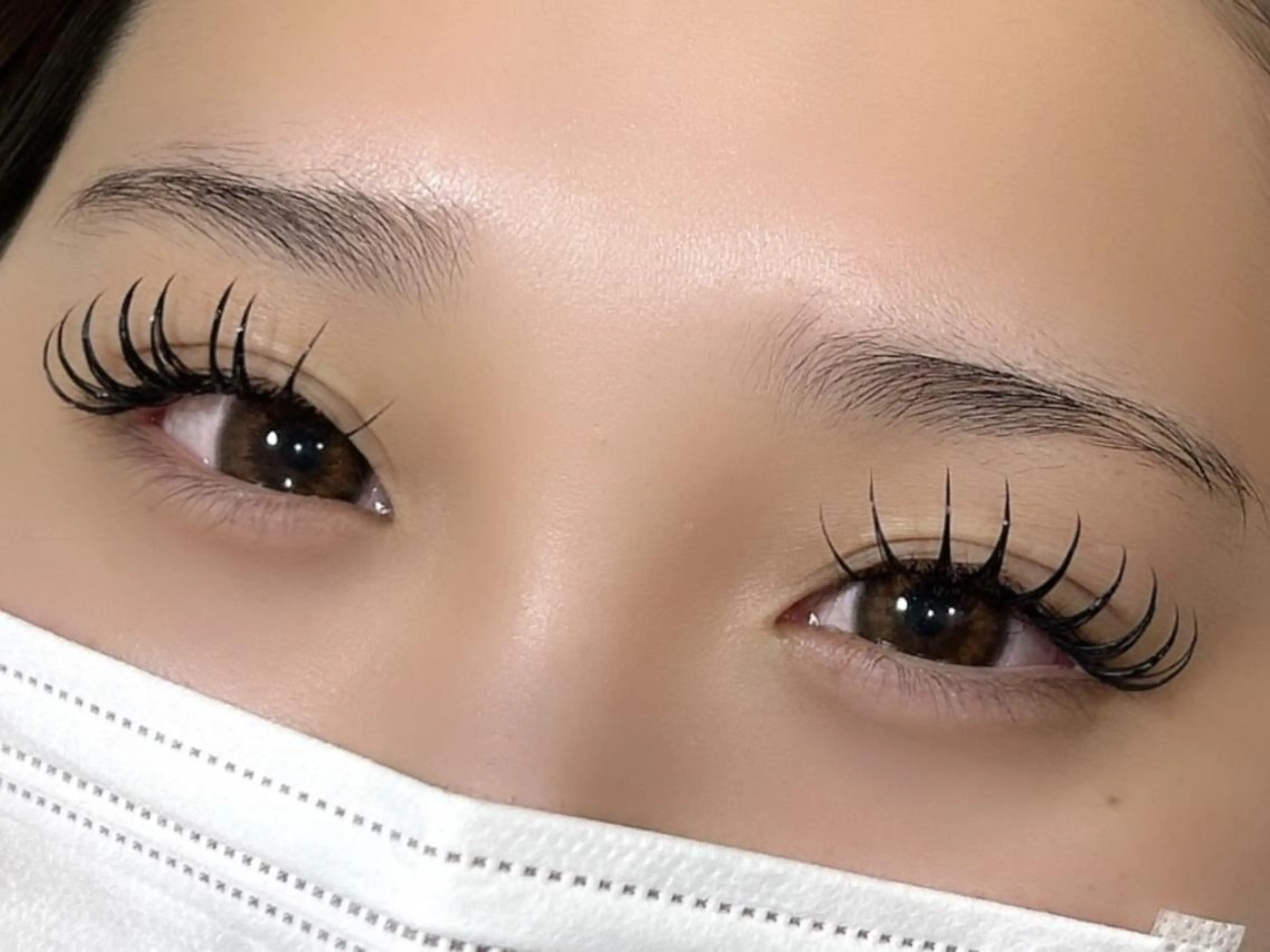 マツエク・マツパ フラットラッシュ マツエク yuuka REBEST心斎橋のマツエク・マツパデザイン