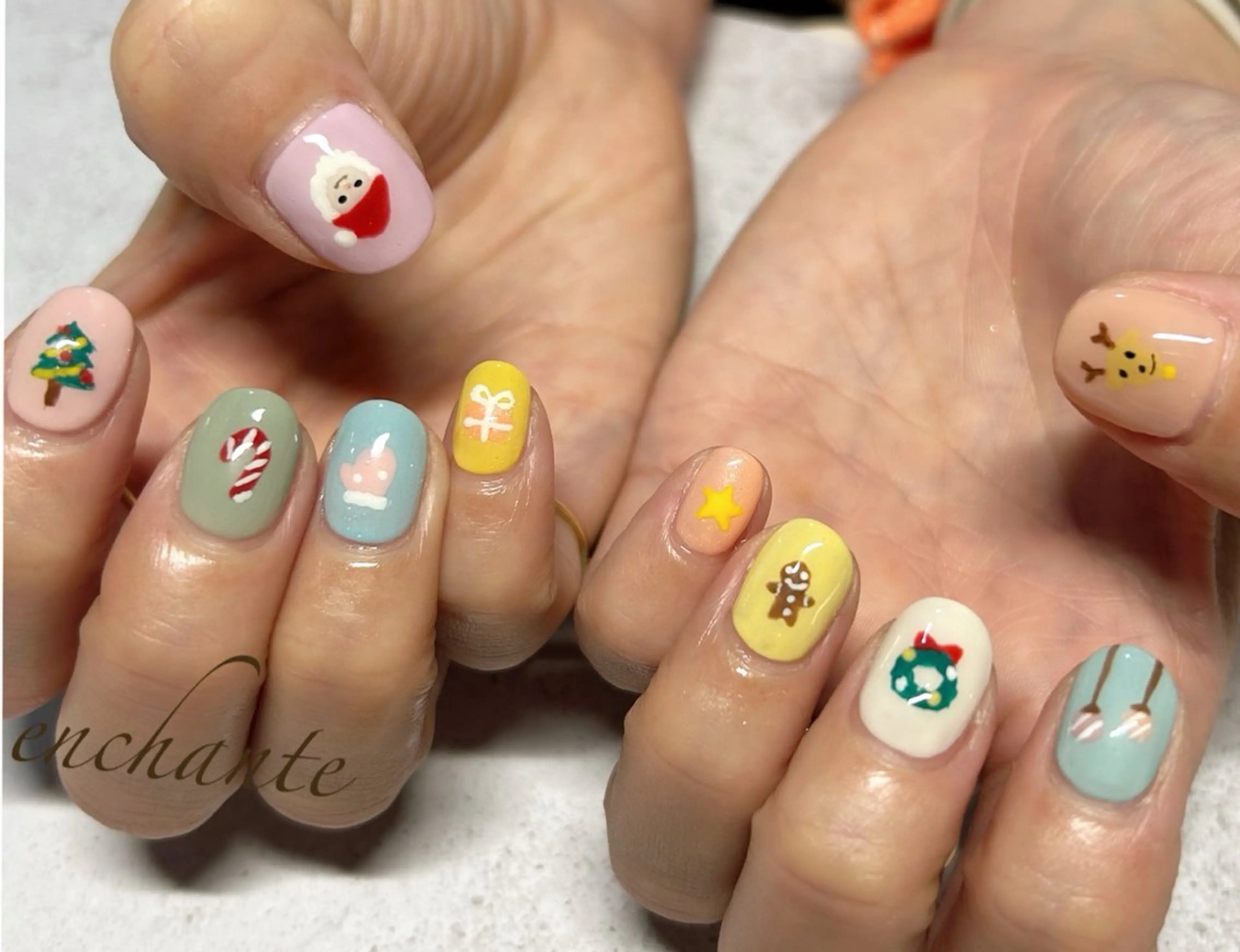 ネイル アンシャンテ所属・enchante 自由が丘のネイルデザイン