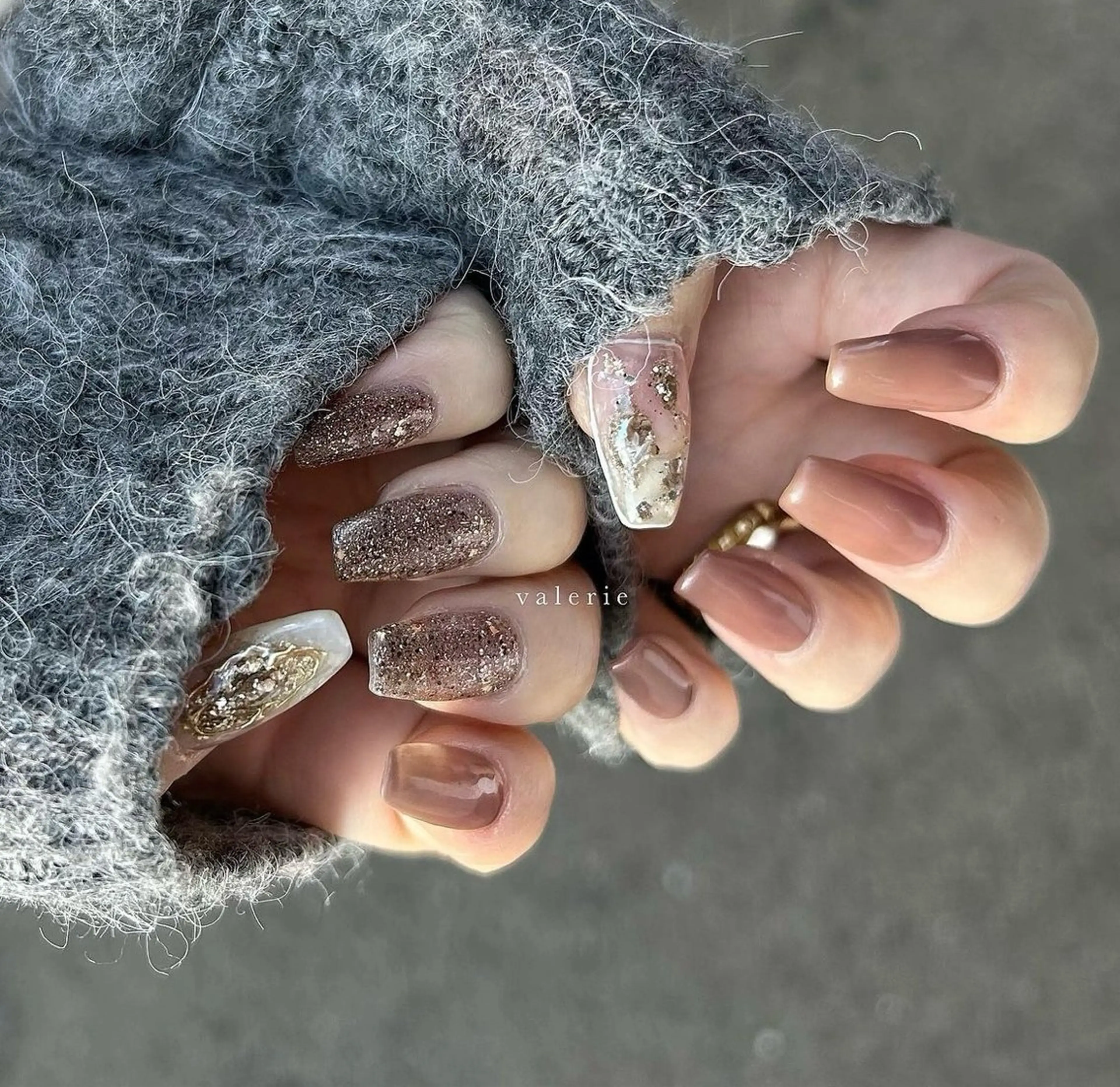 セミロング private nailsalon valerie所属・valerie /  miyuのネイルデザイン