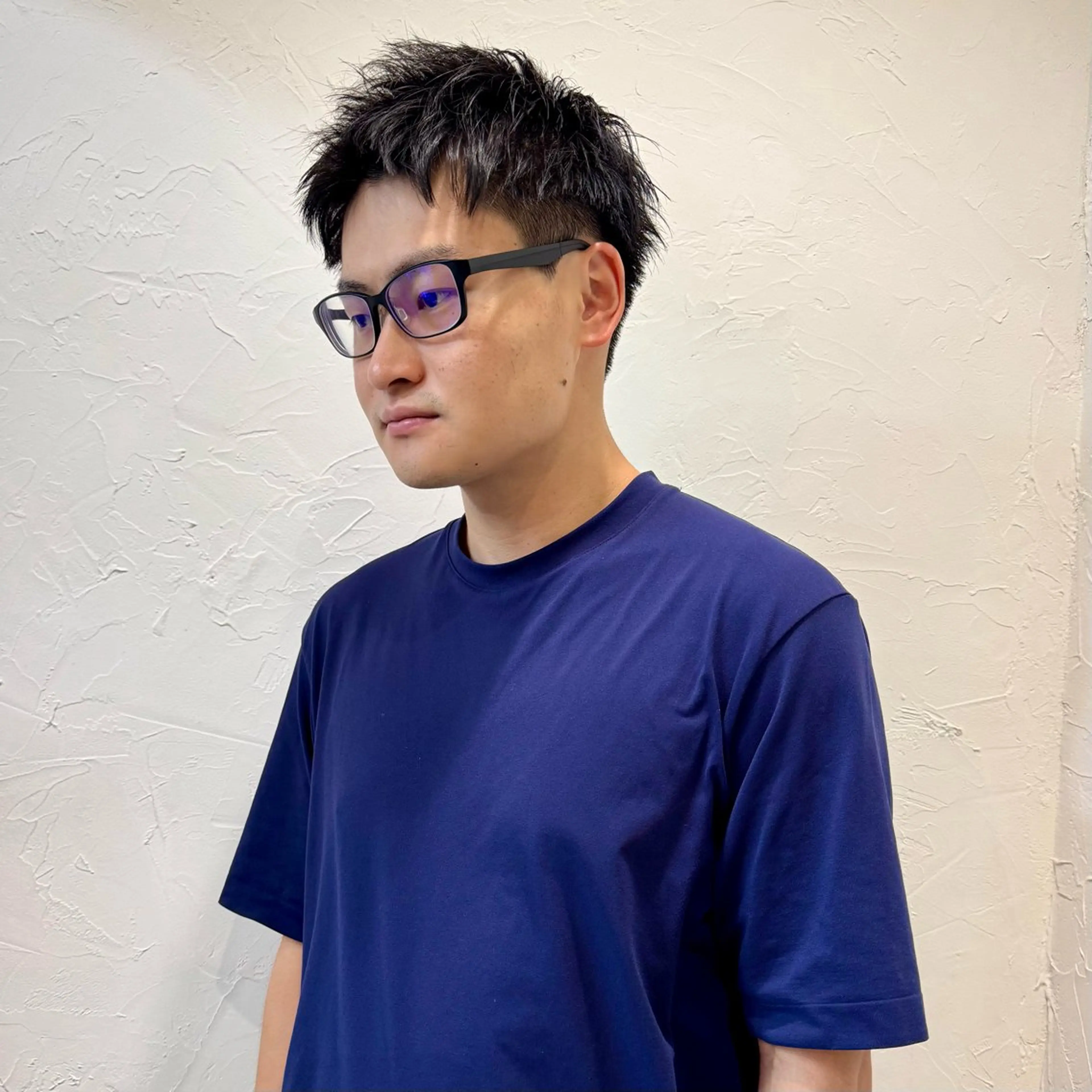 ショート メンズ アップバング メンズ就活ヘア メンズパーマ メンズショート スパイキーショート カット ヘアセット 【池袋/スパイキー ショート】ⓝⓘⓜⓤのヘアスタイル