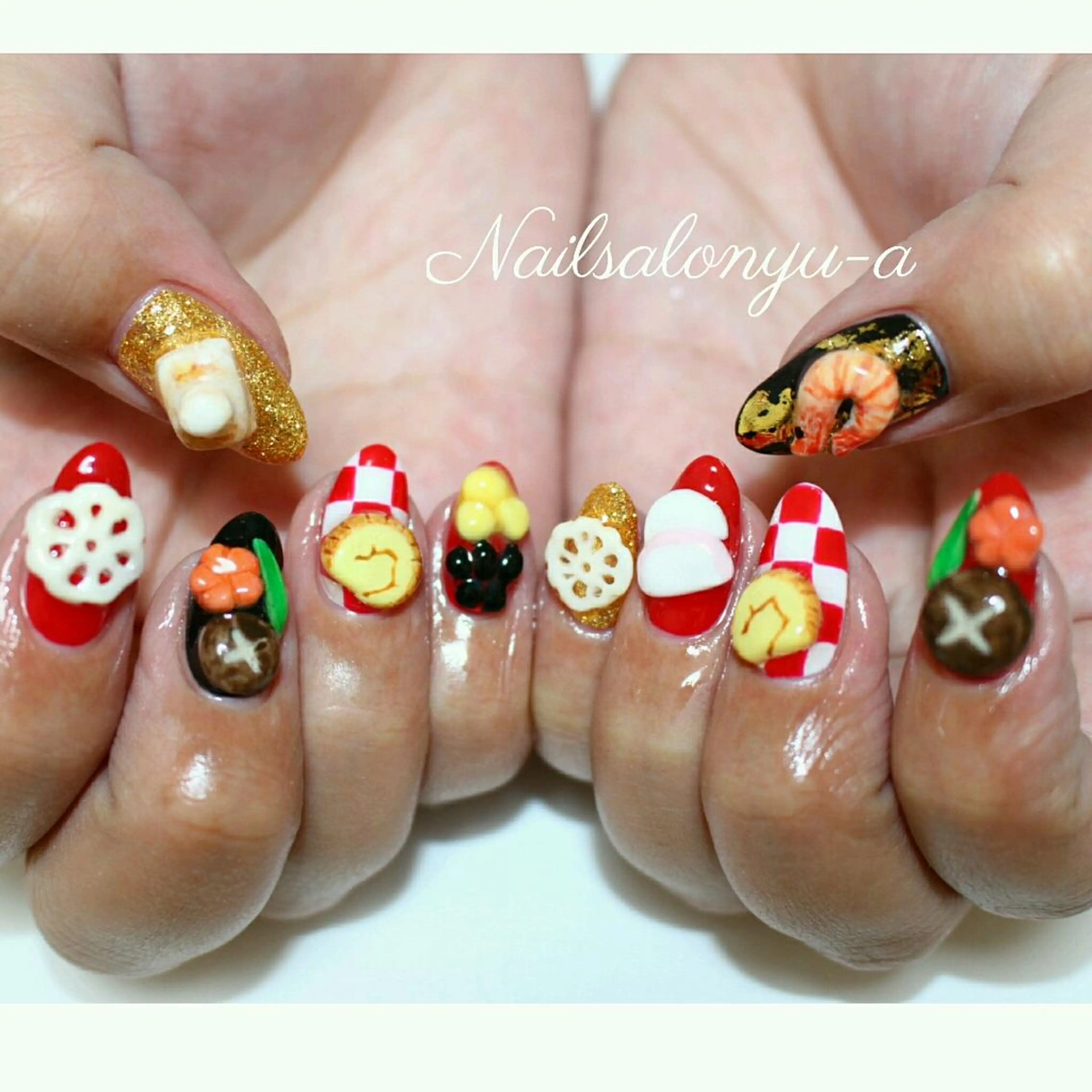 ネイル キッズ ミディアム yu-a☆  ネイル ＆ホワイトニングのネイルデザイン