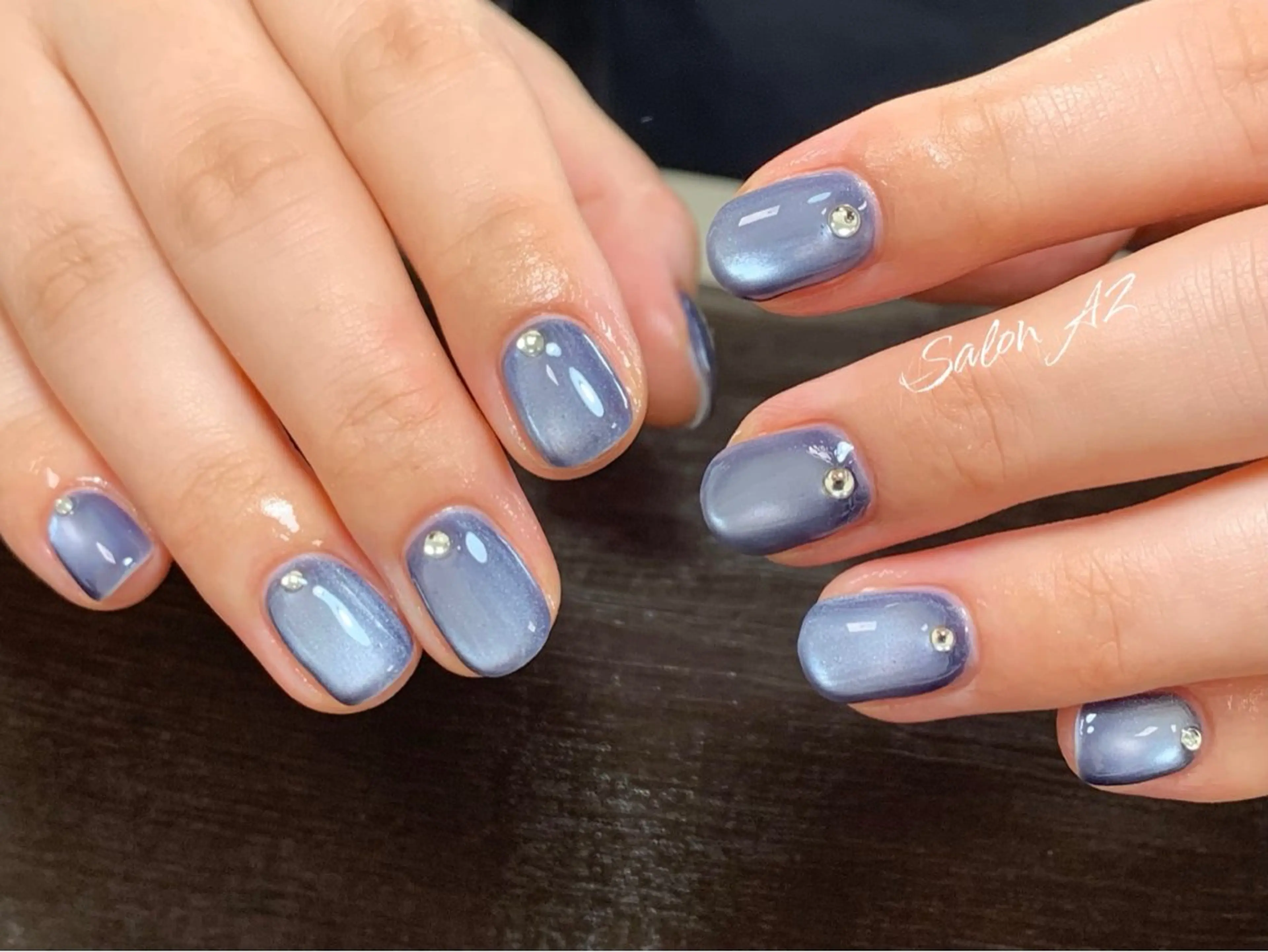 ネイル アートネイル フットネイル フレンチネイル マグネットネイル 持ち込み ハンドネイル salon AZのネイルデザイン