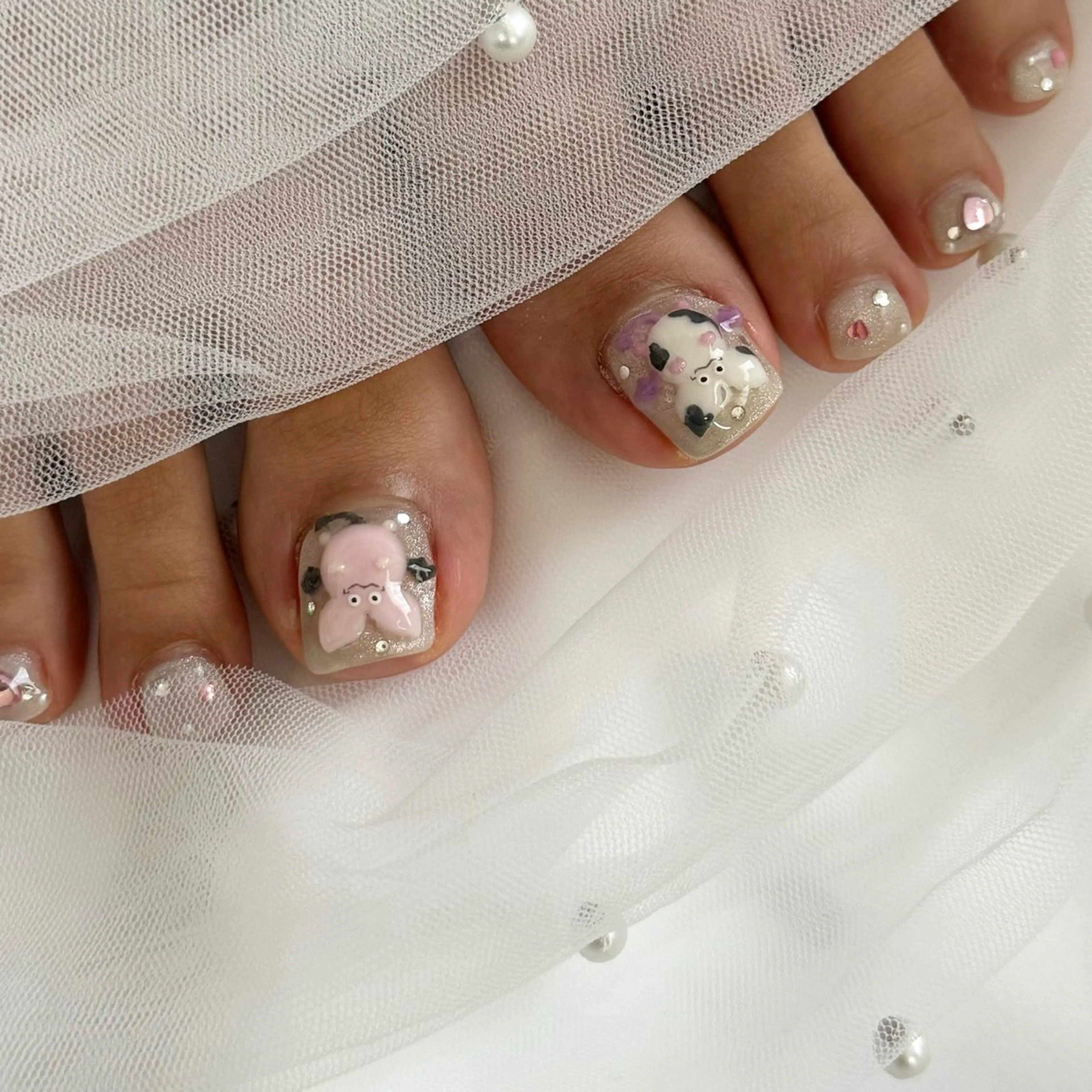 ネイル ピンク 東 千夏のネイルデザイン