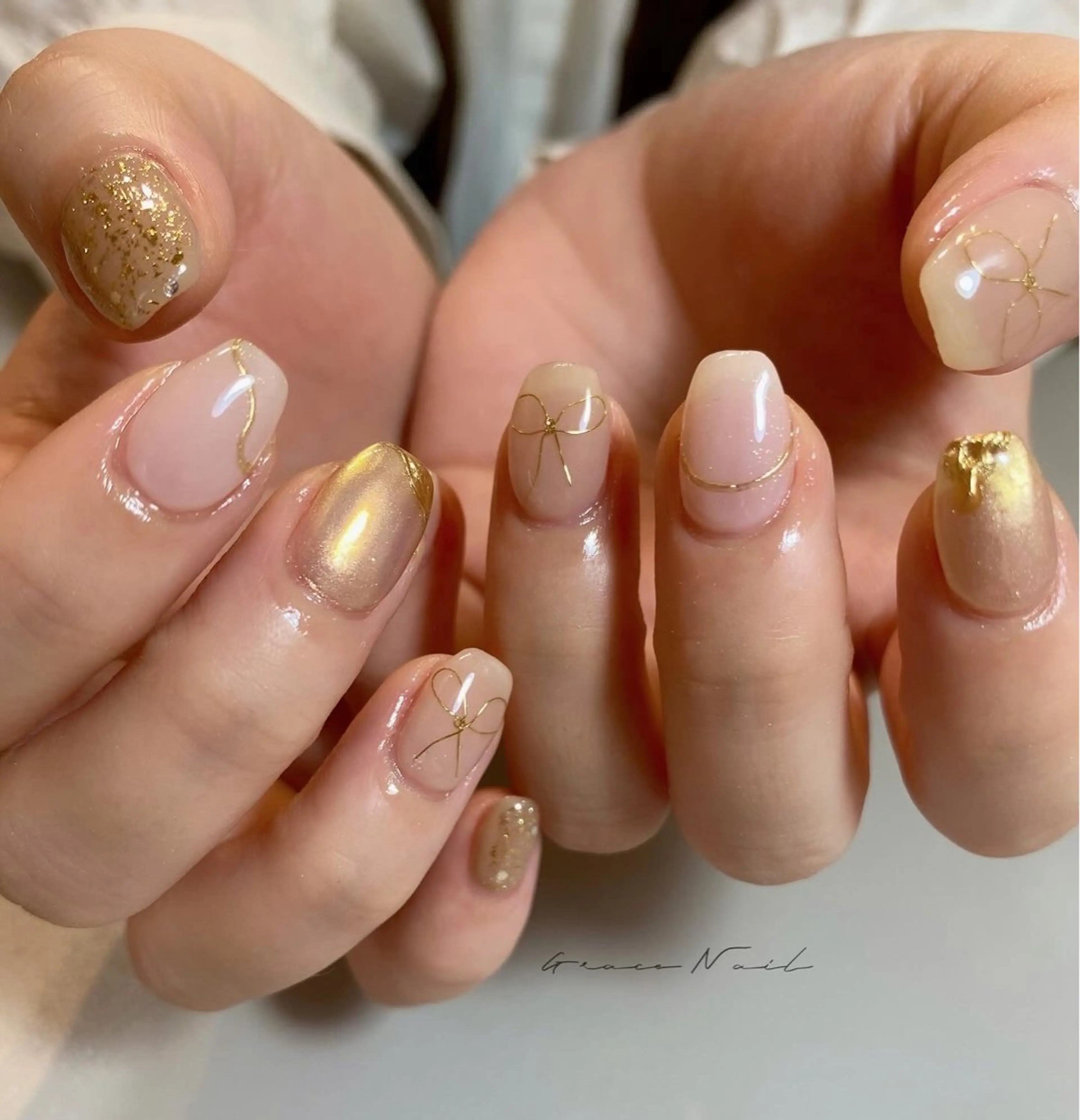 ネイル ハンドネイル ☆*｡Grace Nail｡*☆のネイルデザイン