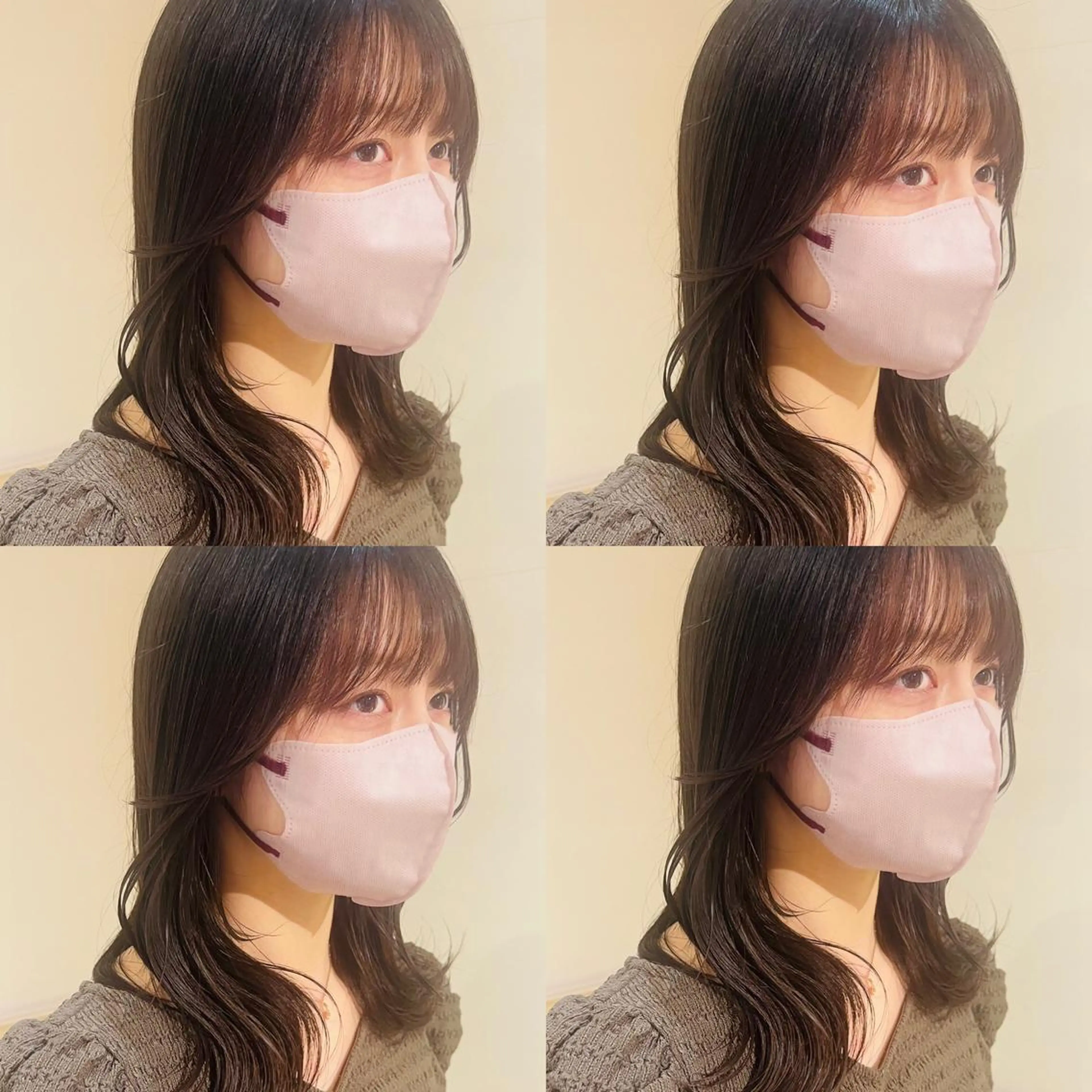 ミディアム カラー カット ヘアカラー トリートメント レイヤー×髪質改善 マネージャー安藤光司のヘアスタイル