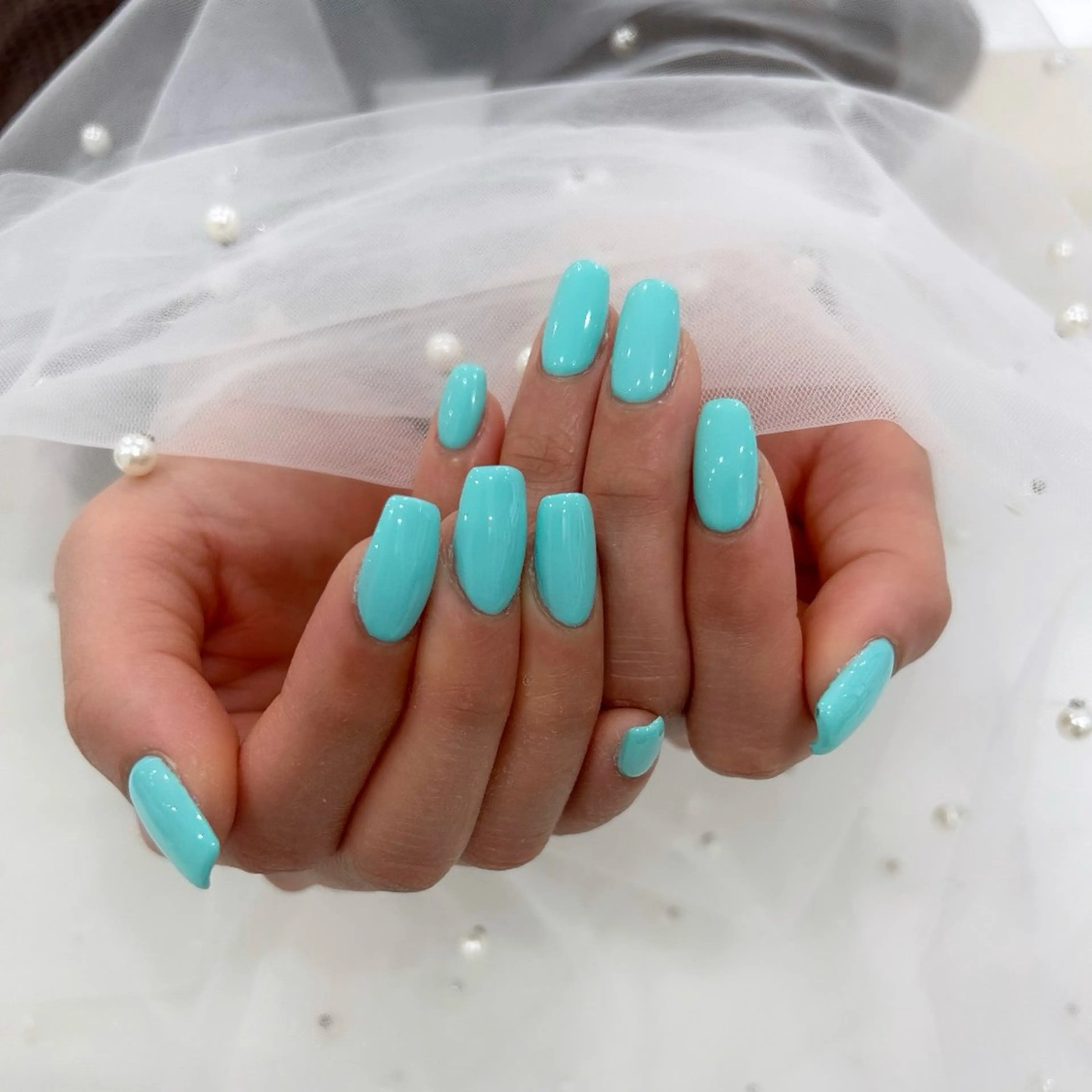 ネイル ブルー Luna 烏丸店所属・nail♡ wakanaのネイルデザイン