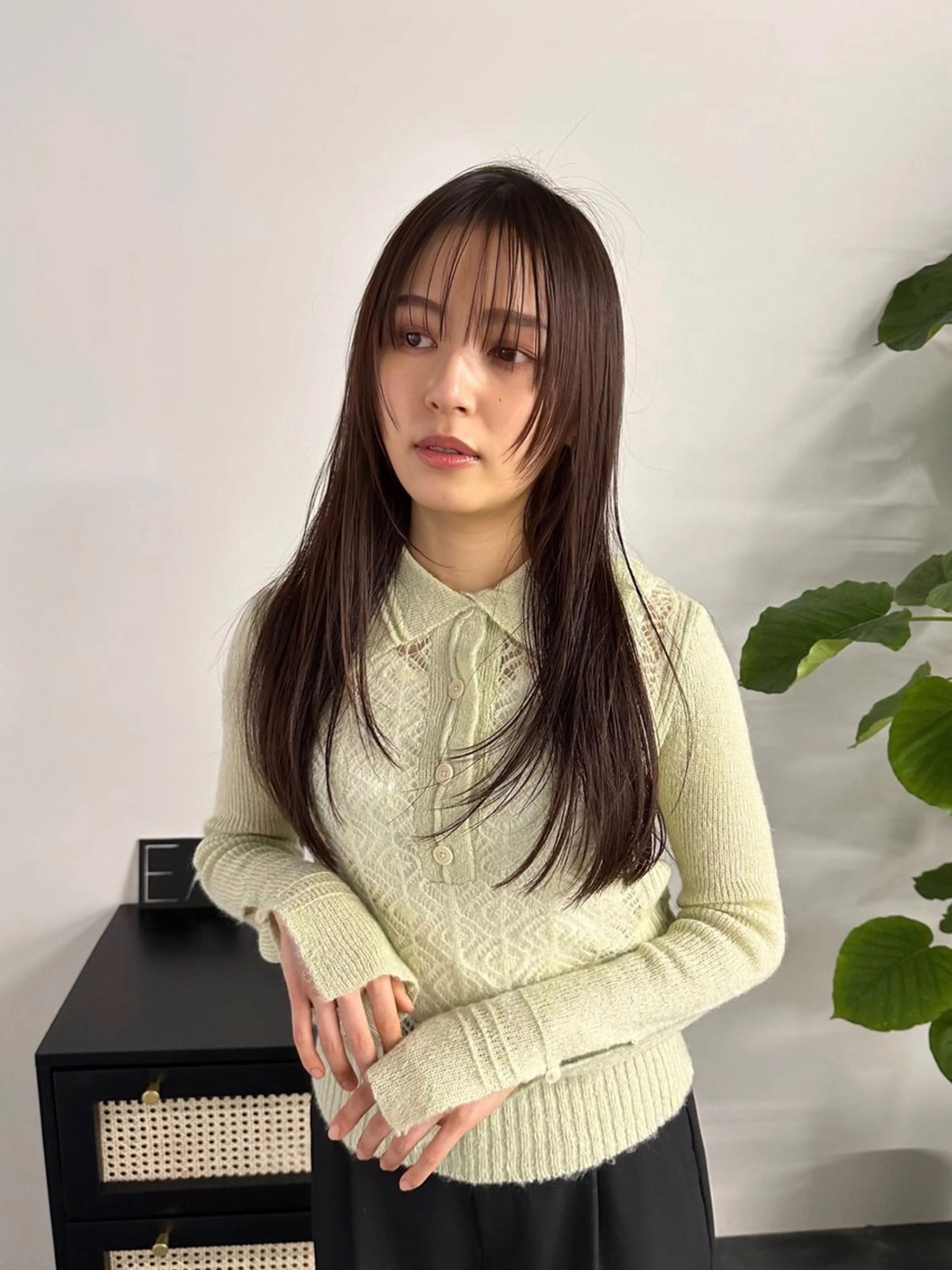 ロング カラー レイヤーカット LEANE THE TOKYO所属・大人レイヤー 🍃外苑前/荒谷進介のヘアスタイル