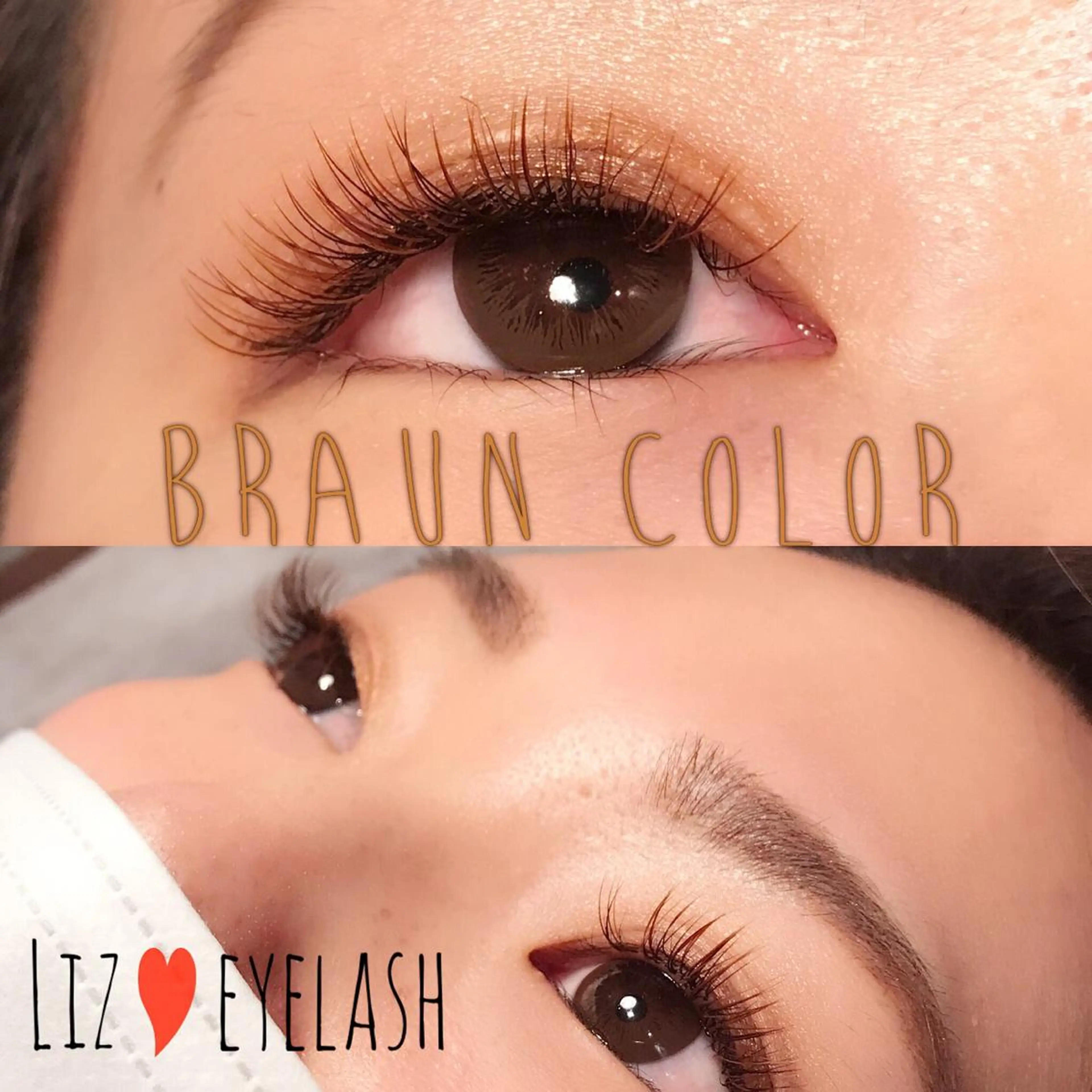 マツエク・マツパ Cカール カラーマツエク ナチュラル マツエク nashira -ナシラ- 恵比寿のマツエク・マツパデザイン