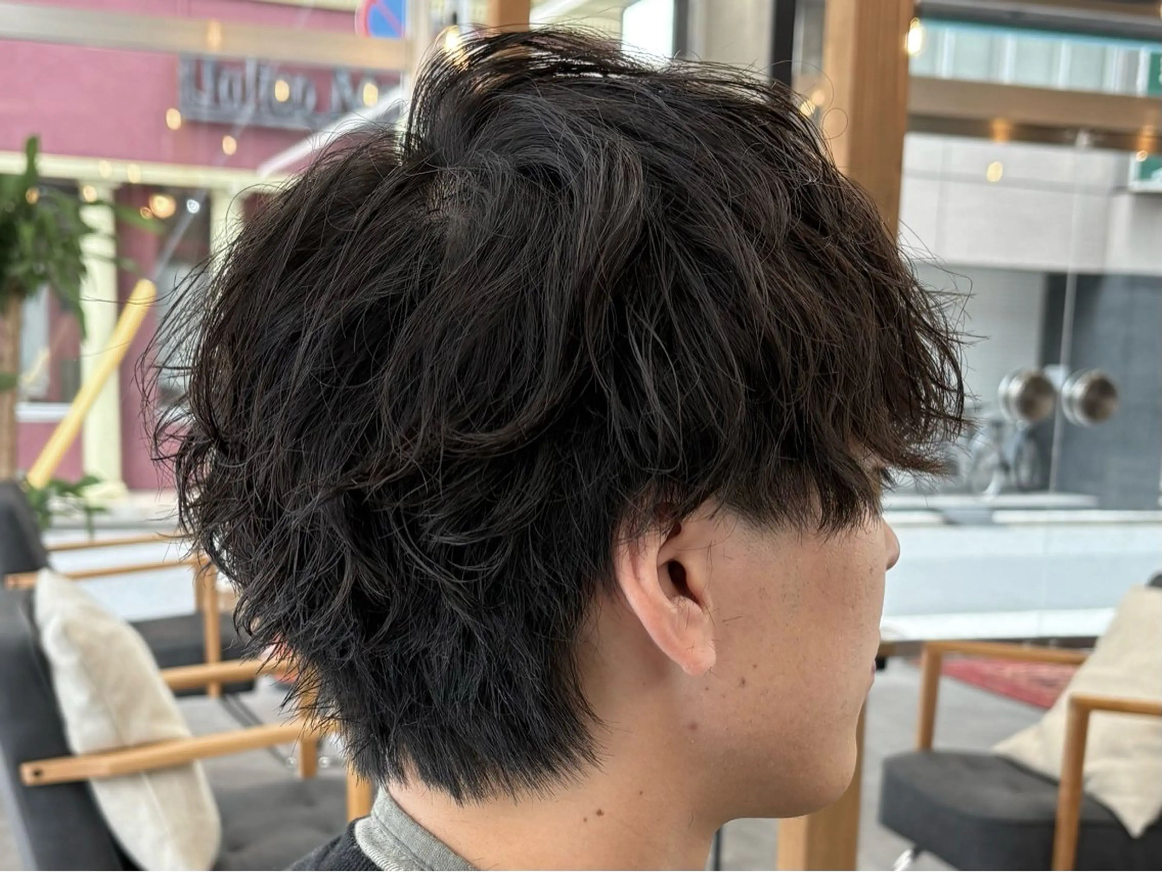 ショート パーマ メンズ カット パーマ いちか🤍 COQU千葉のヘアスタイル