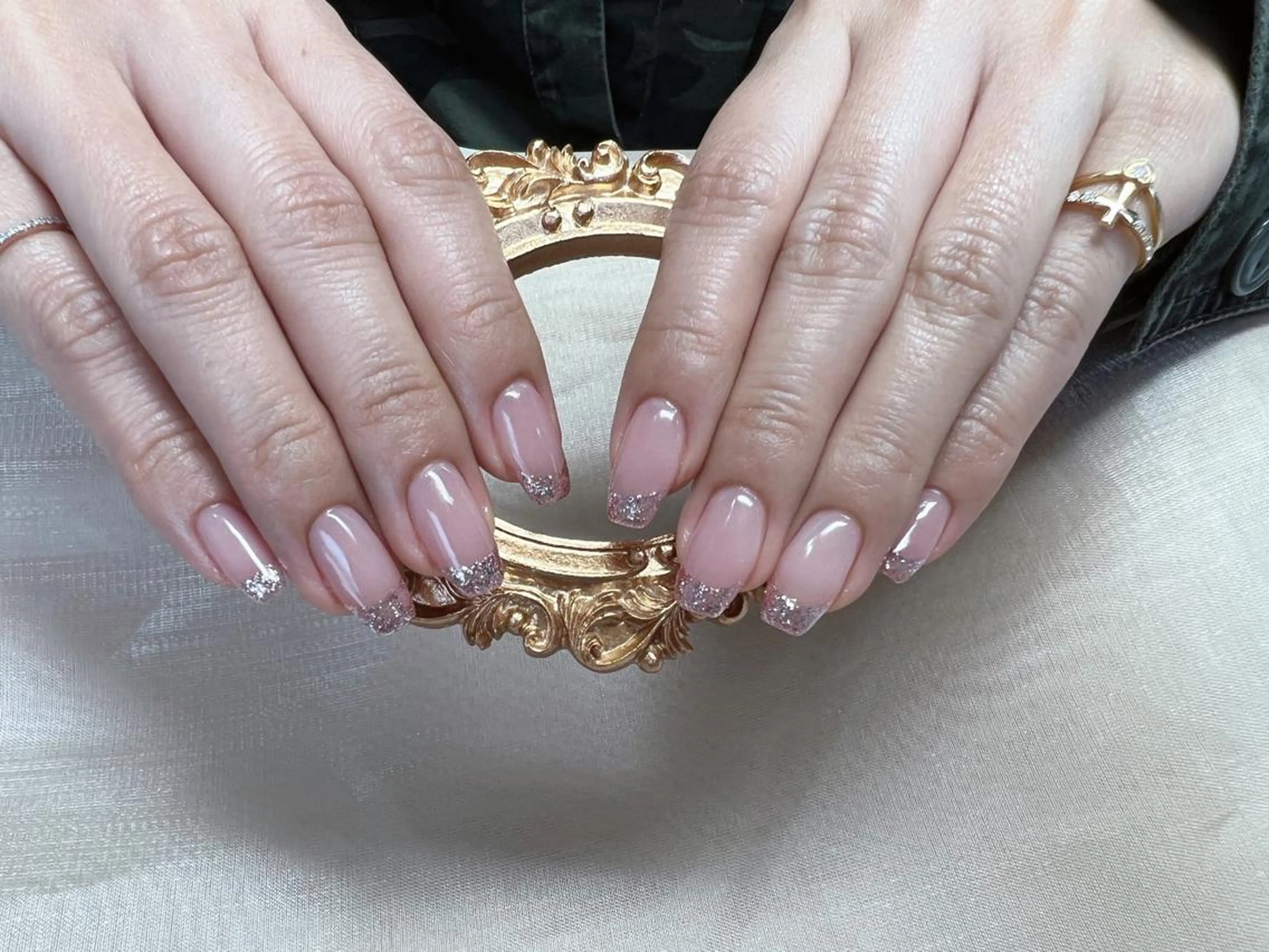 オフあり&カラーグラデーション/フレンチの写真