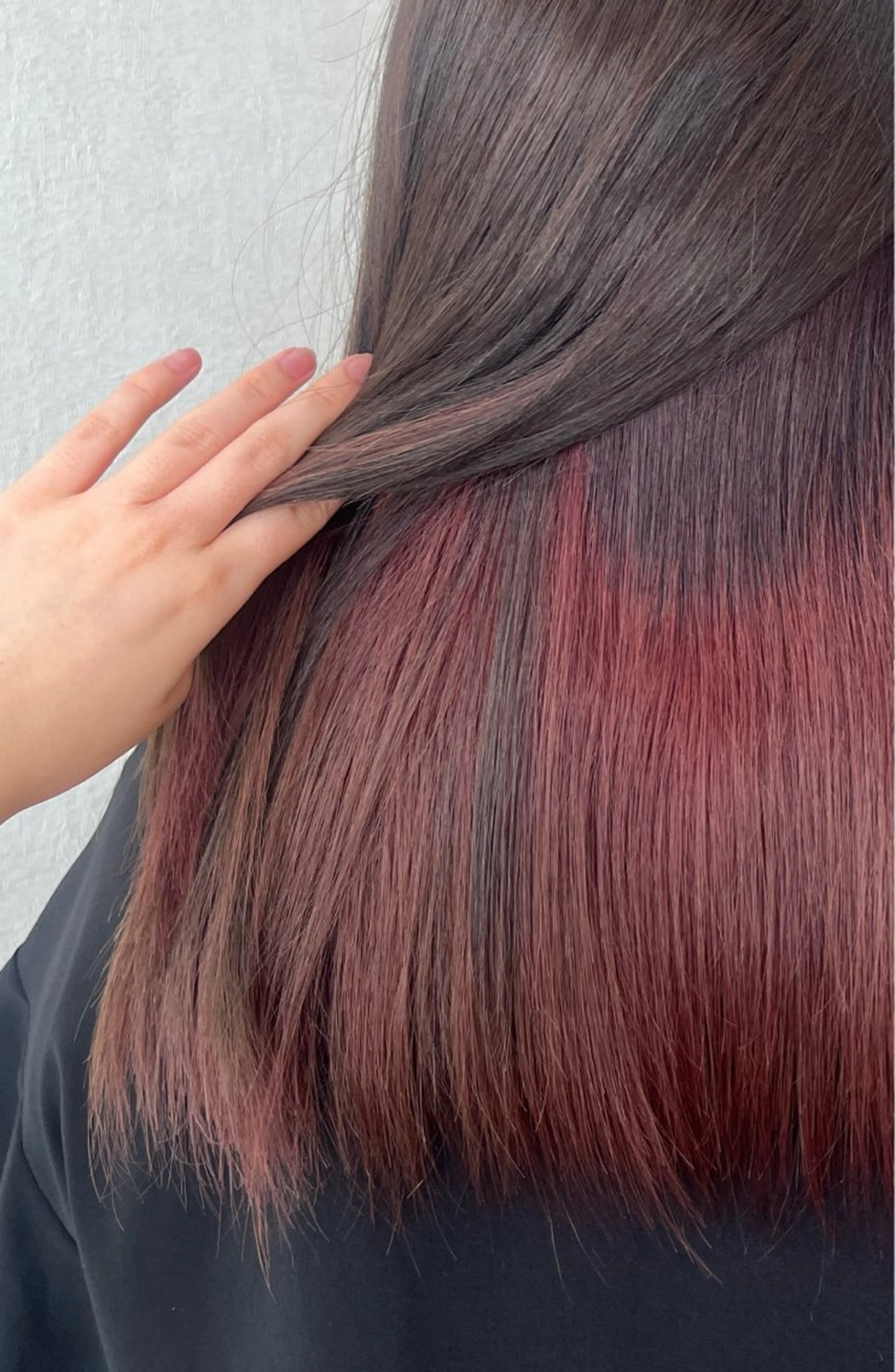 🐈‍⬛営業中限定🐈‍⬛  インナーカラー(ブリーチ込)+うる艶カラー+うる艶トリートメント🫧の写真