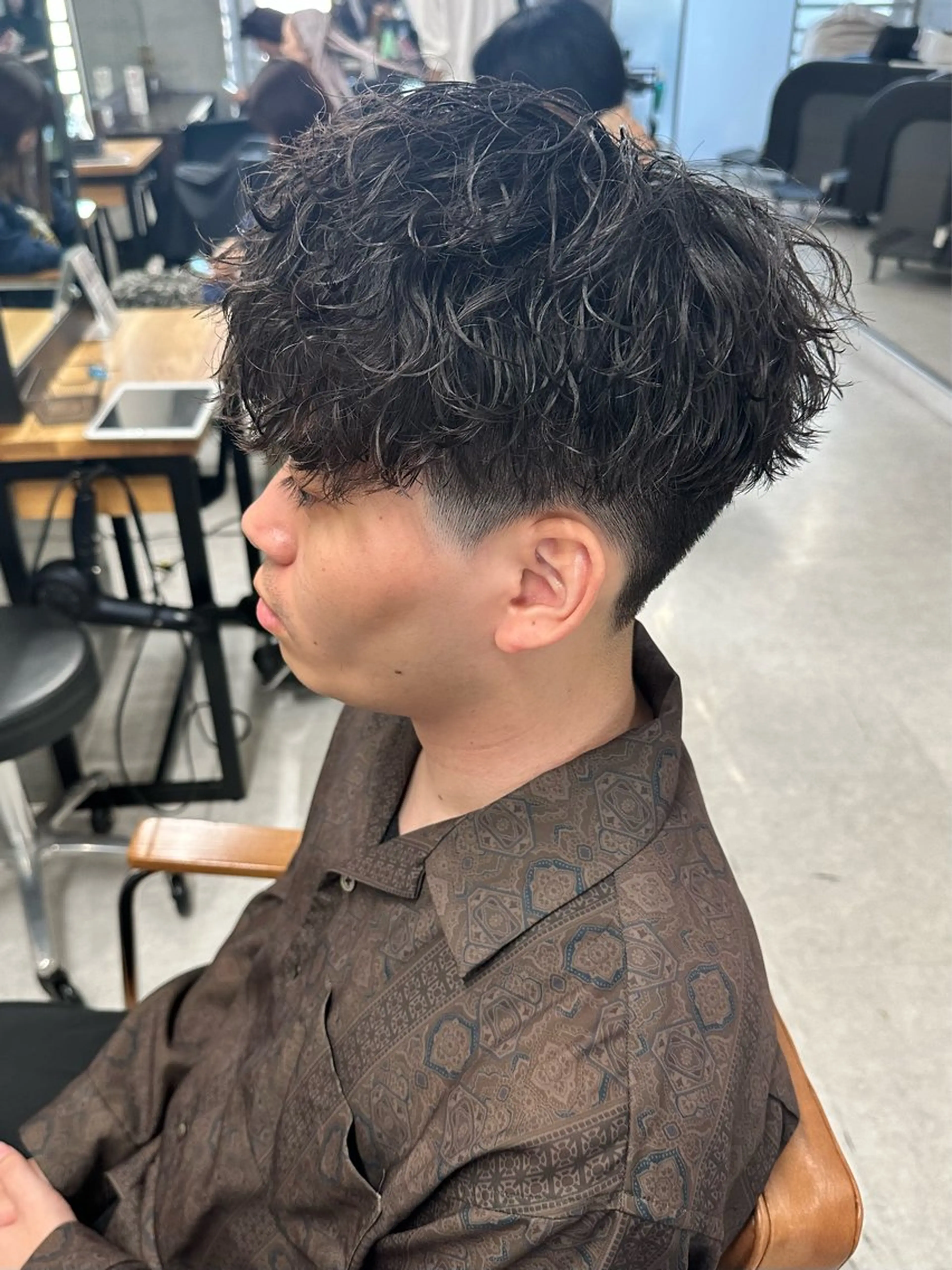 ショート パーマ メンズ パーマ トリートメント メンズ似合わせ🪞 リピート率No.1のヘアスタイル