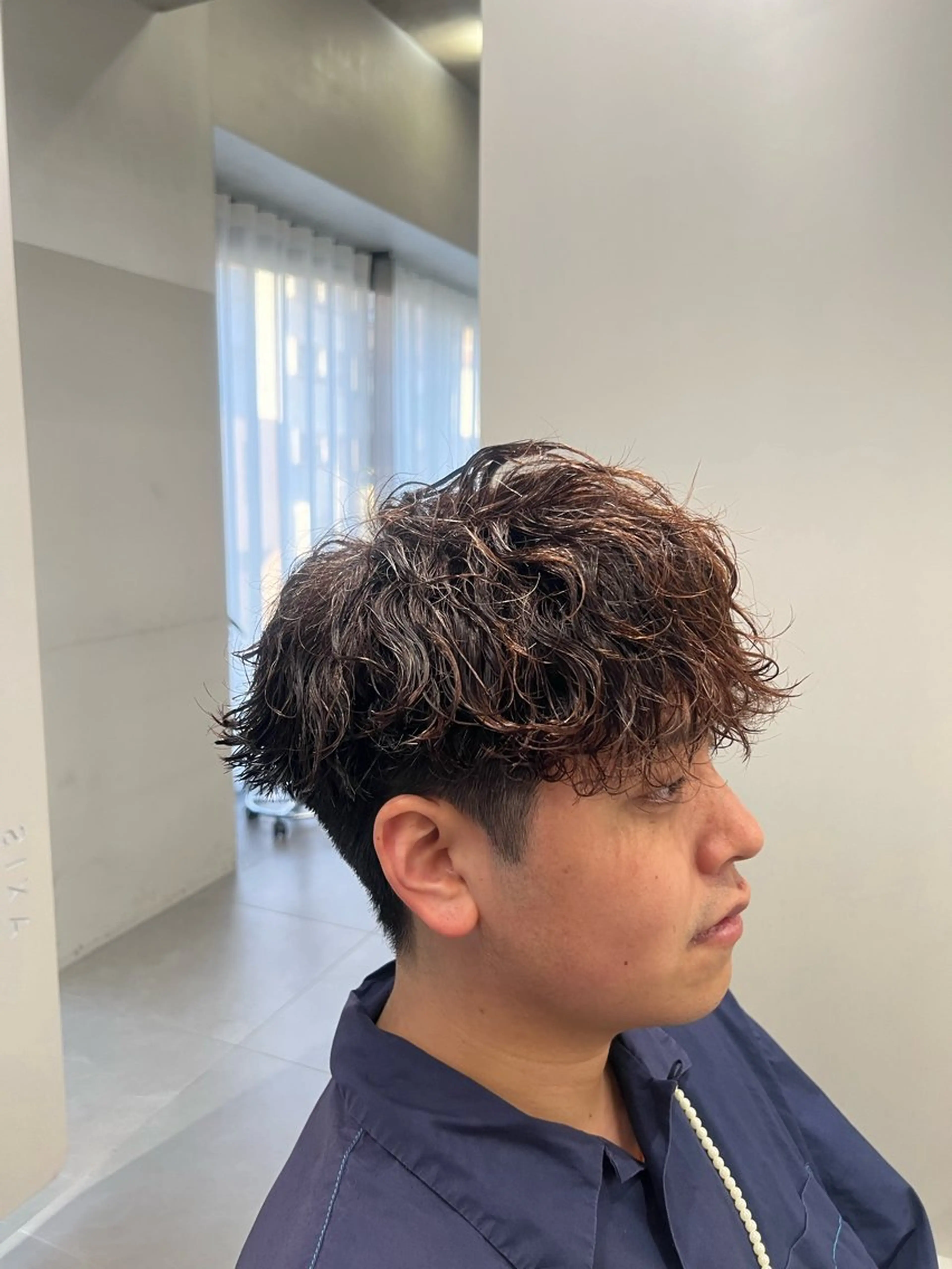 パーマ メンズ メンズパーマ 波巻きパーマ 立川/過去1の毛流れ パーマ/しゅーとのヘアスタイル