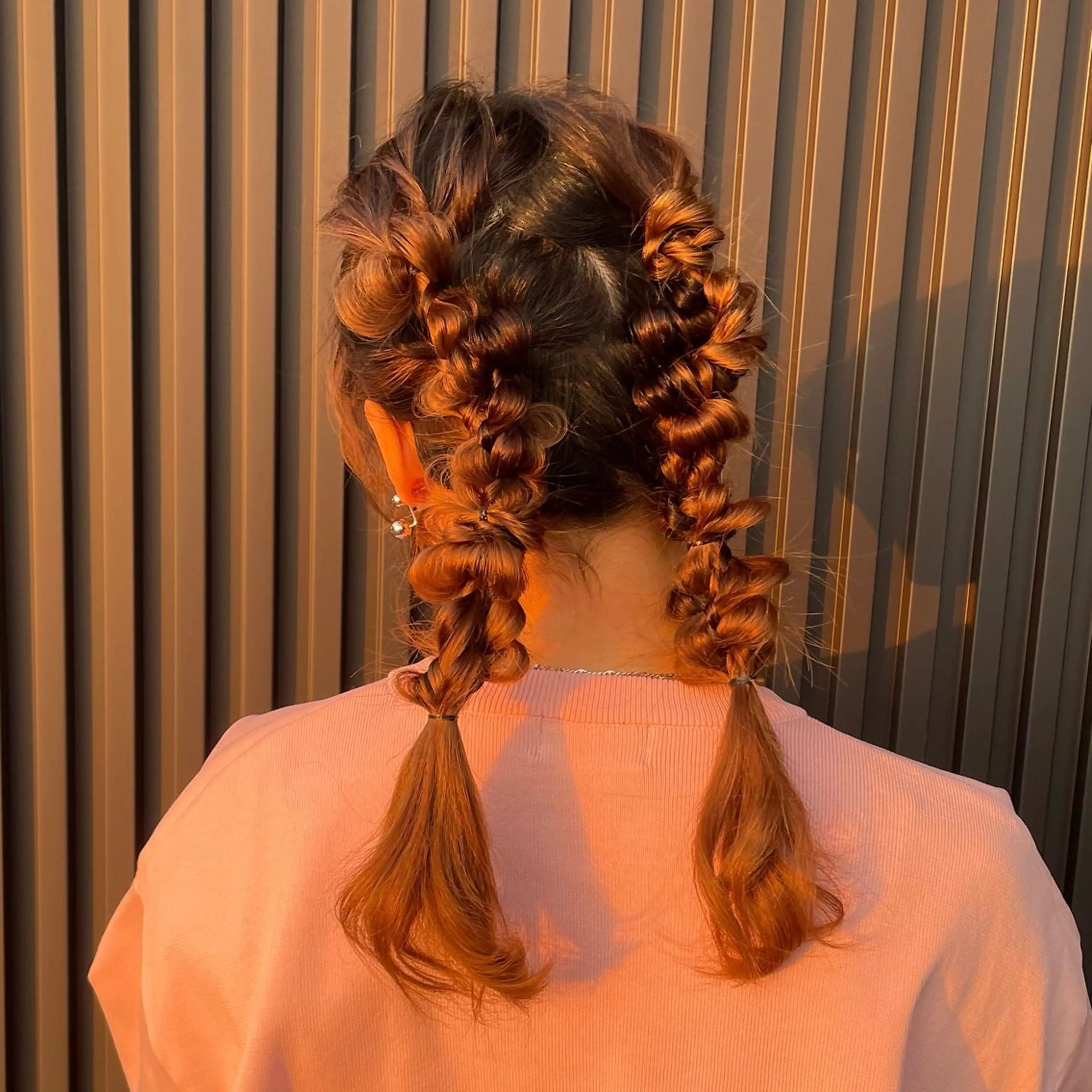 セミロング カラー ヘアアレンジ souco/ moenoのヘアスタイル