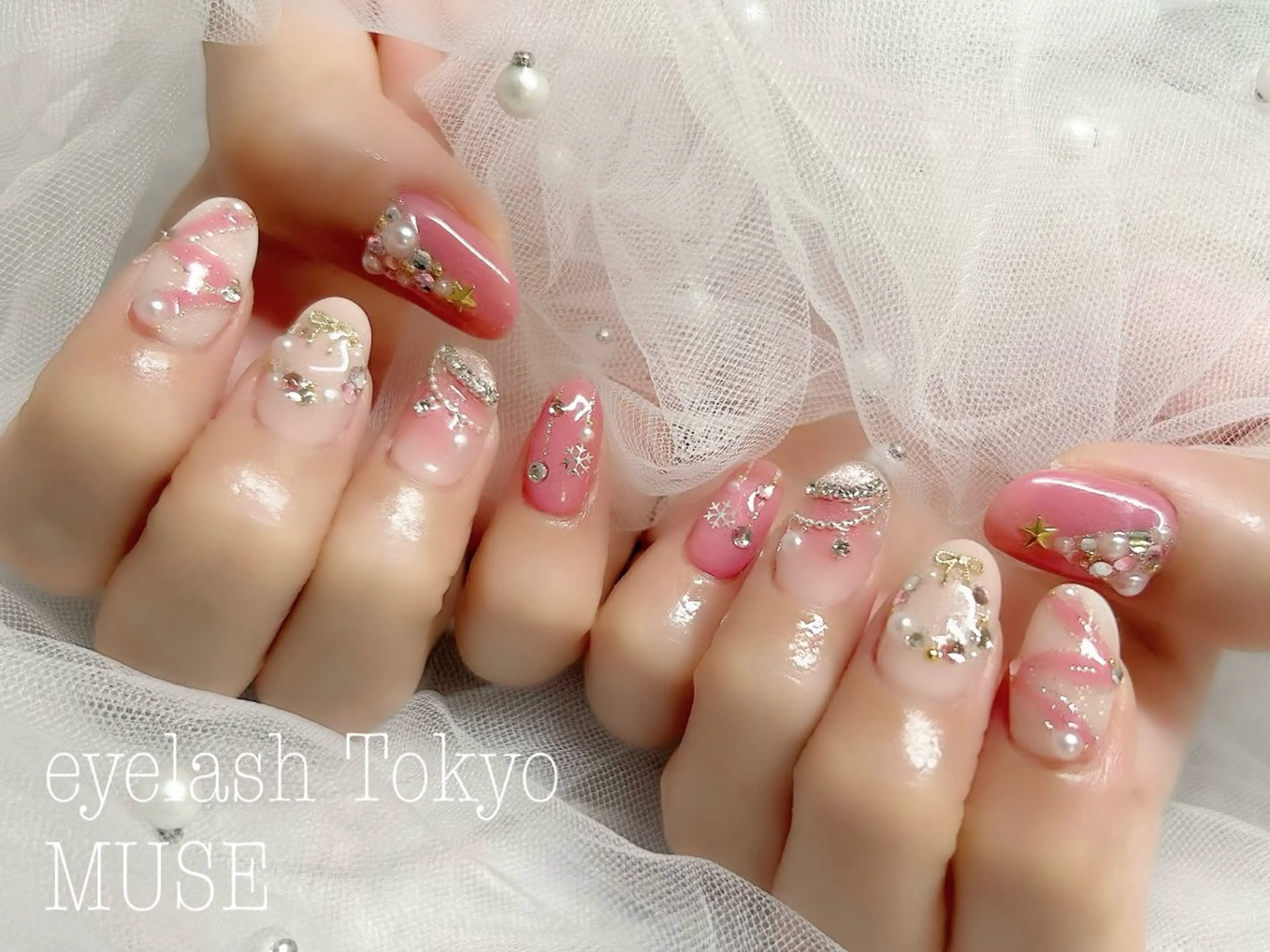 ネイル アートネイル キラキラネイル tanaka ◡̈のネイルデザイン