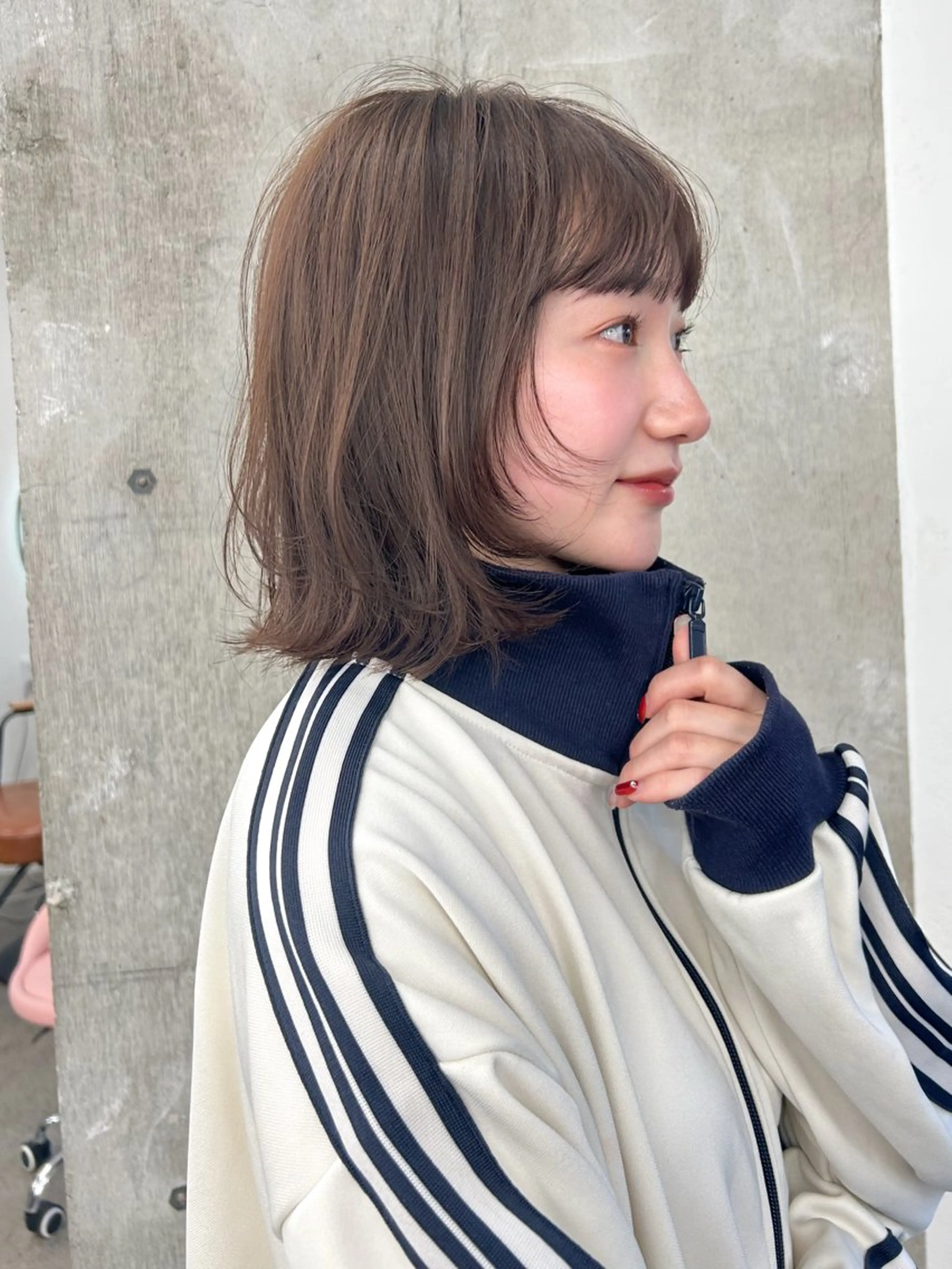 ショート カラー カット ヘアカラー トリートメント 透明感/ベージュ /kazui🐈のヘアスタイル