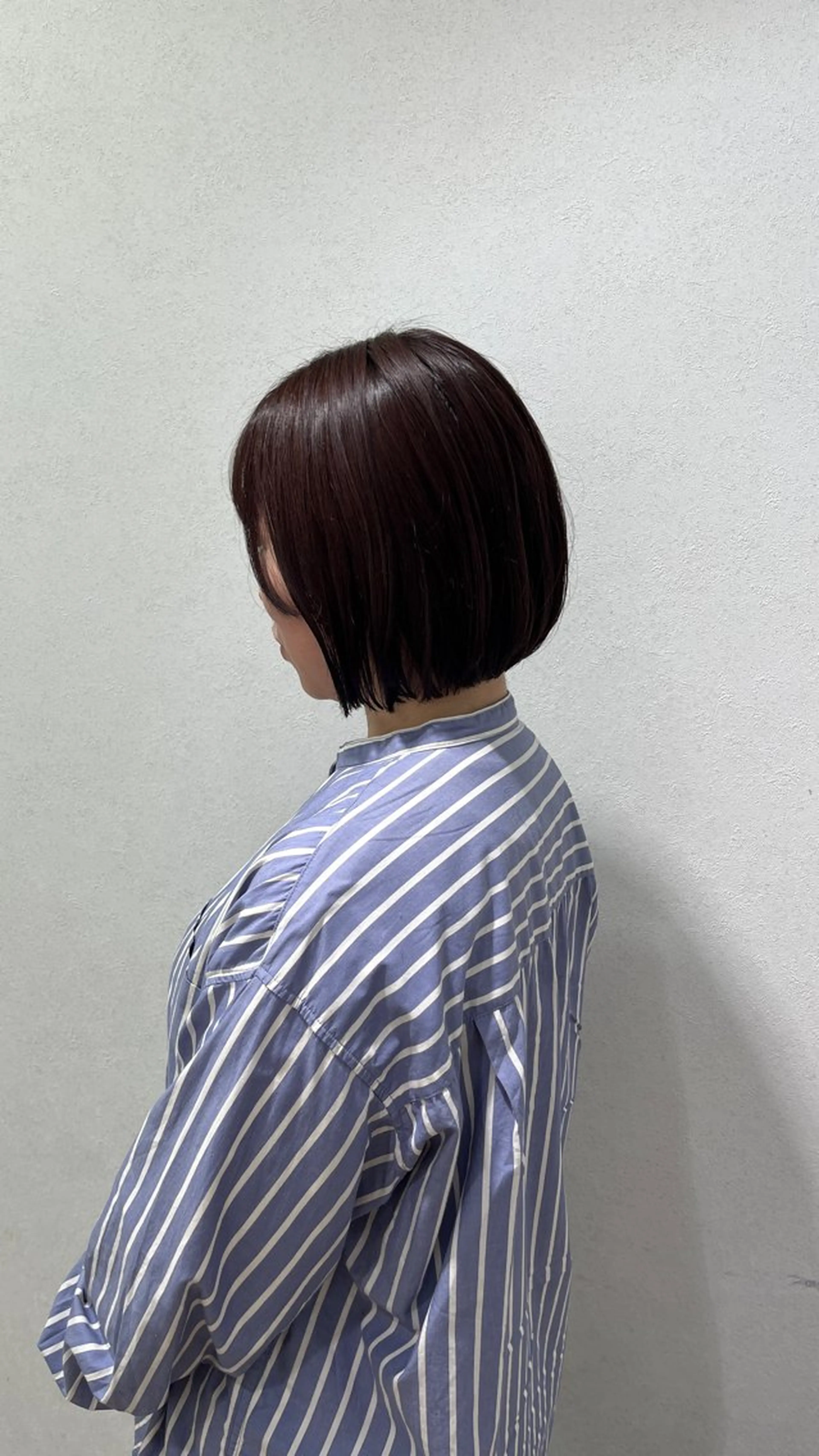 ショート カラー ボブ カット ヘアカラー トリートメント 阿部 美春のヘアスタイル