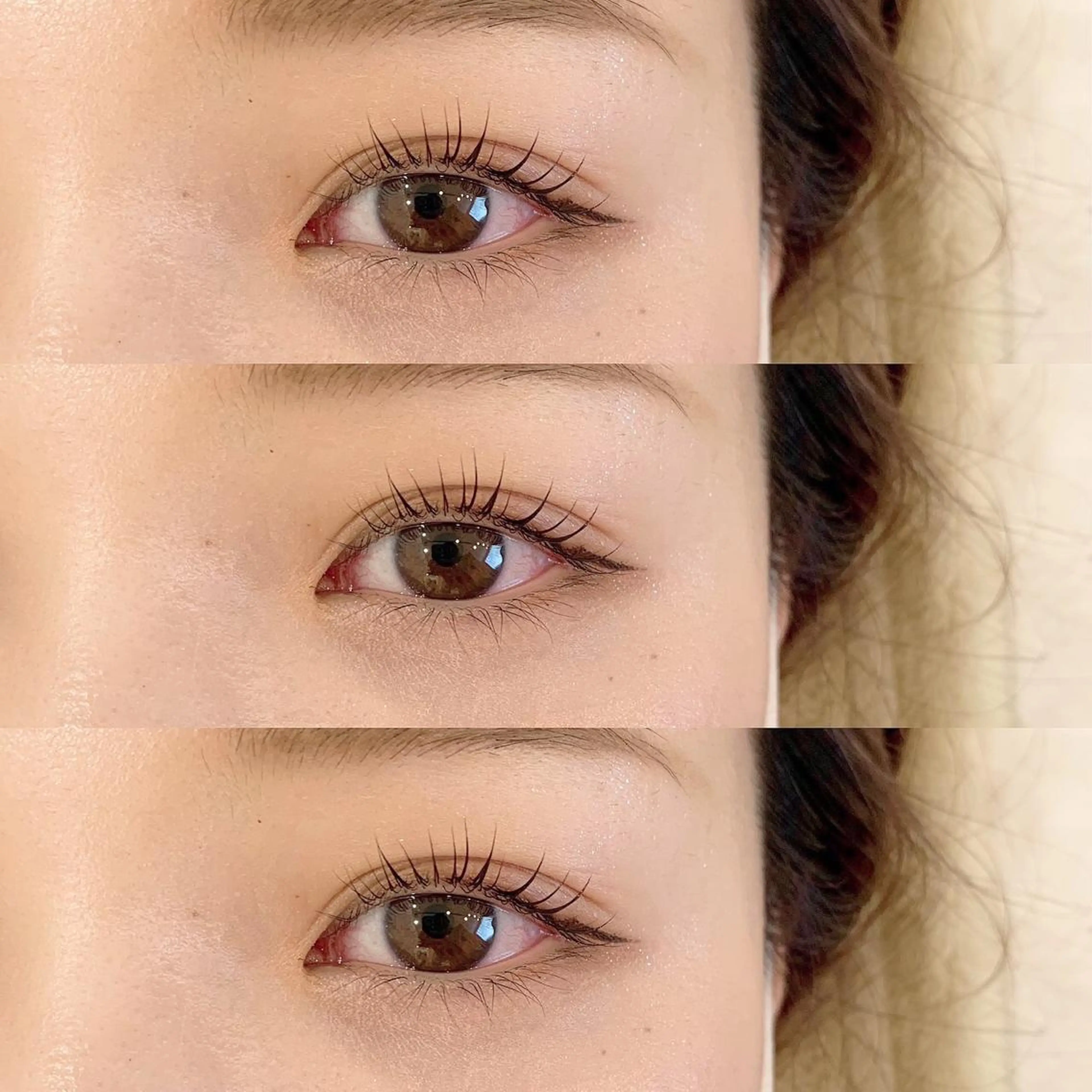 マツエク・マツパ パリジェンヌラッシュリフト まつげパーマ 下まつげエクステ 一重×まつ毛パーマ Riho/博多/ まつげパーマ/LEDのマツエク・マツパデザイン