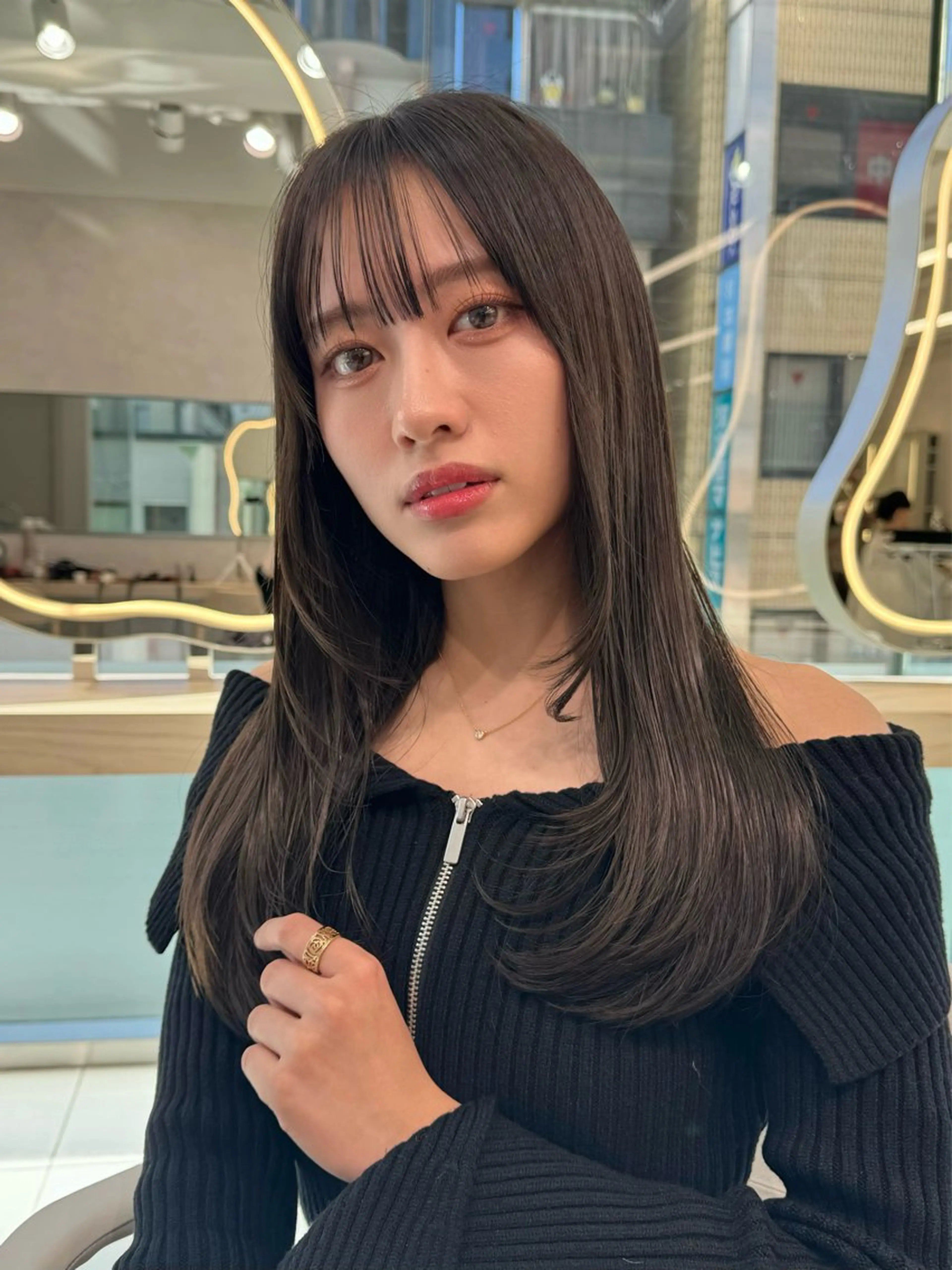 【1番人気💕】カット＋カラー＋韓国で話題の🇰🇷✨水トリートメント 120分の写真