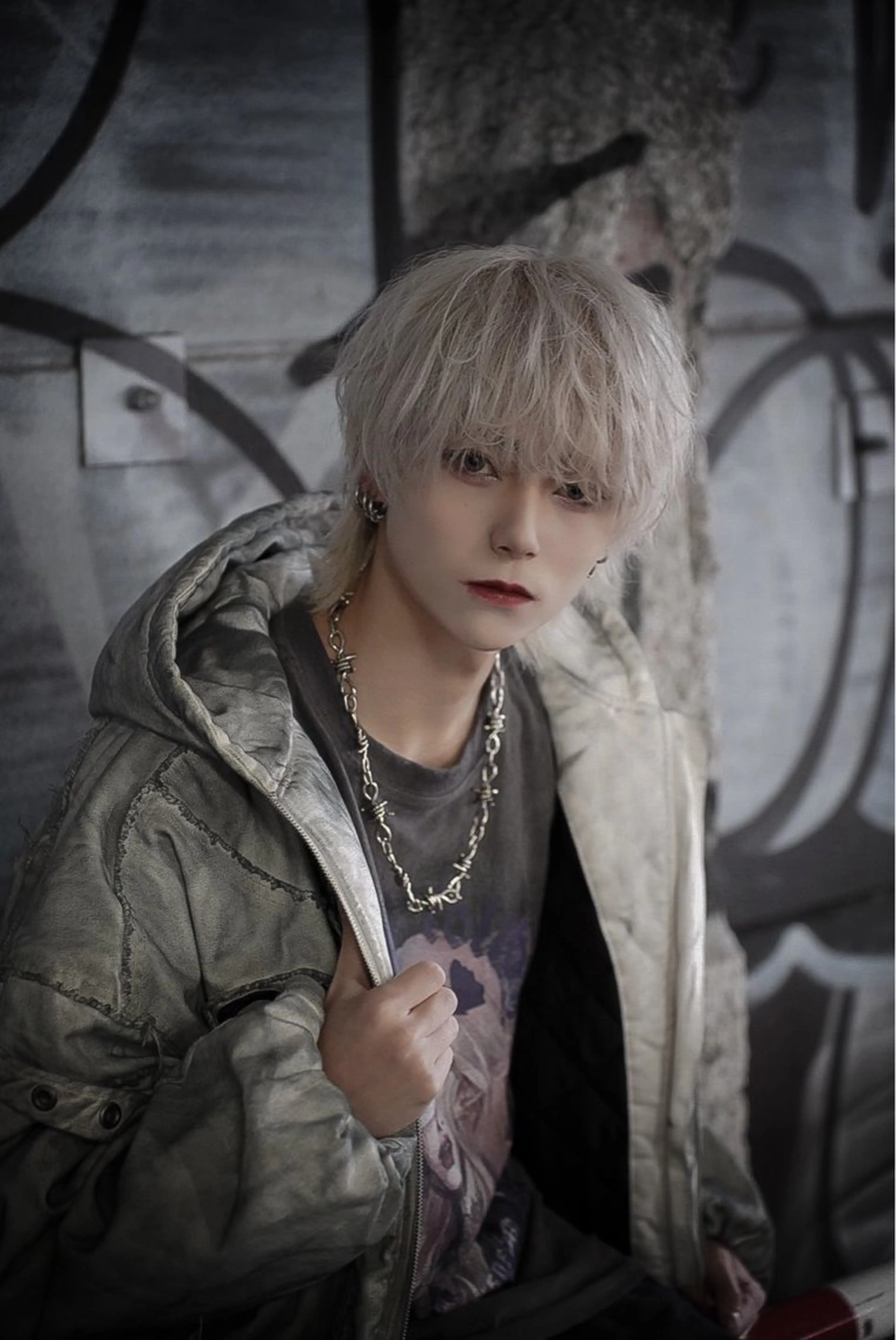 ウルフカット🐺(中性ウルフ/メンズウルフ/ネオウルフ/マッシュウルフ/レイヤーウルフ/ショートウルフ)の写真