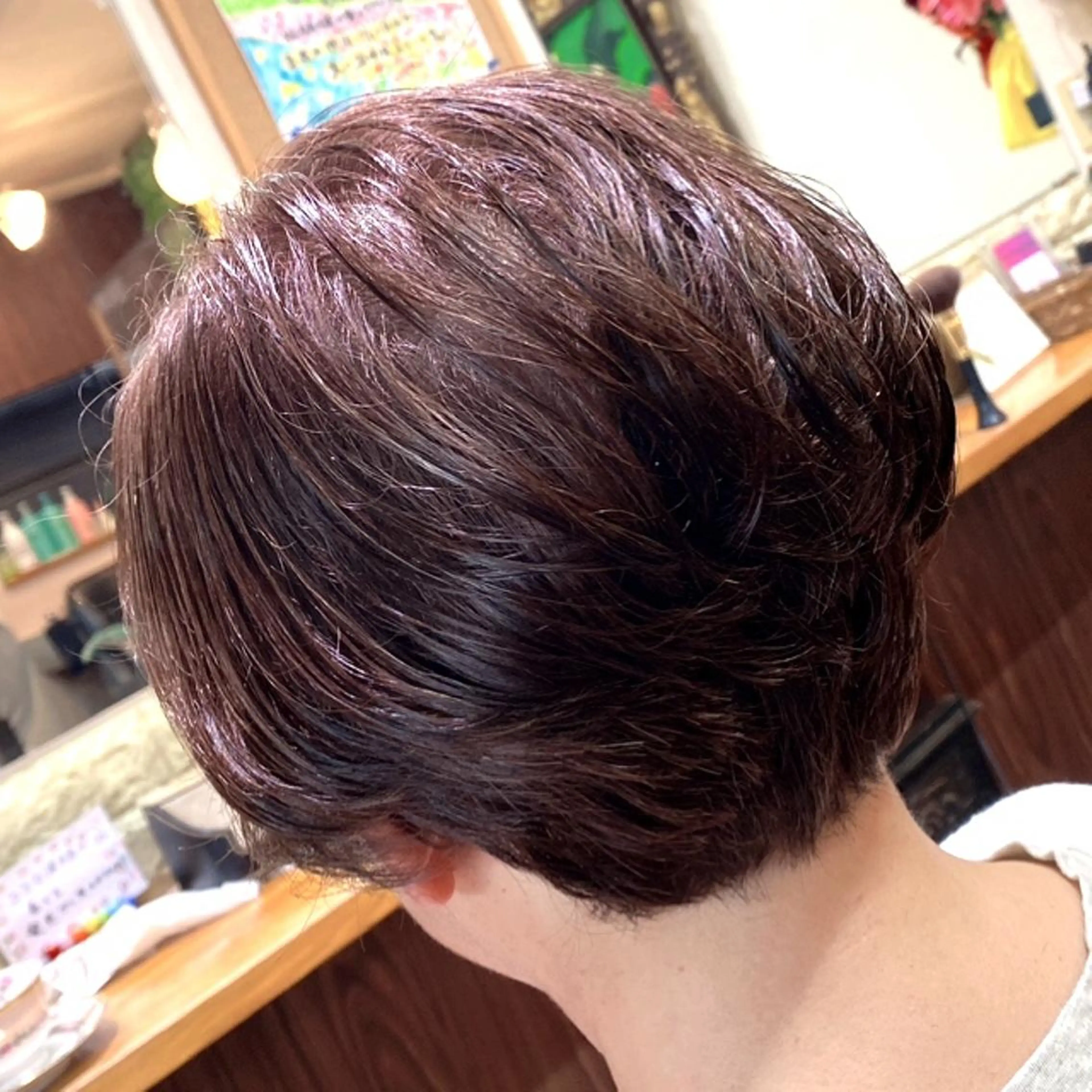 カット＋グレイカラー（白髪染め）（シャンプー、ブロー、セット込み）の写真