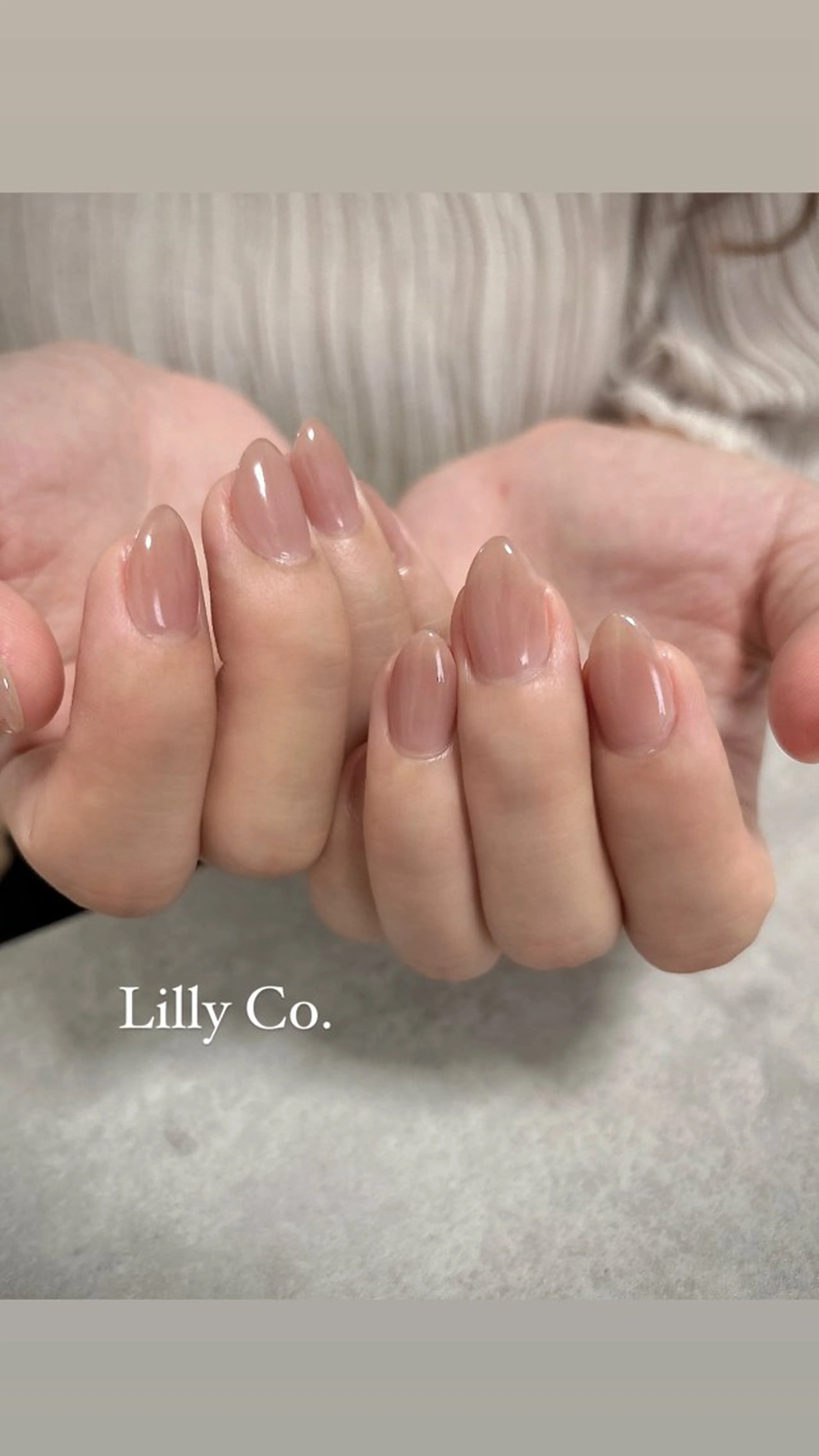 ネイル ワンカラーネイル ハンドネイル ハンドケア Lilly Co.のネイルデザイン