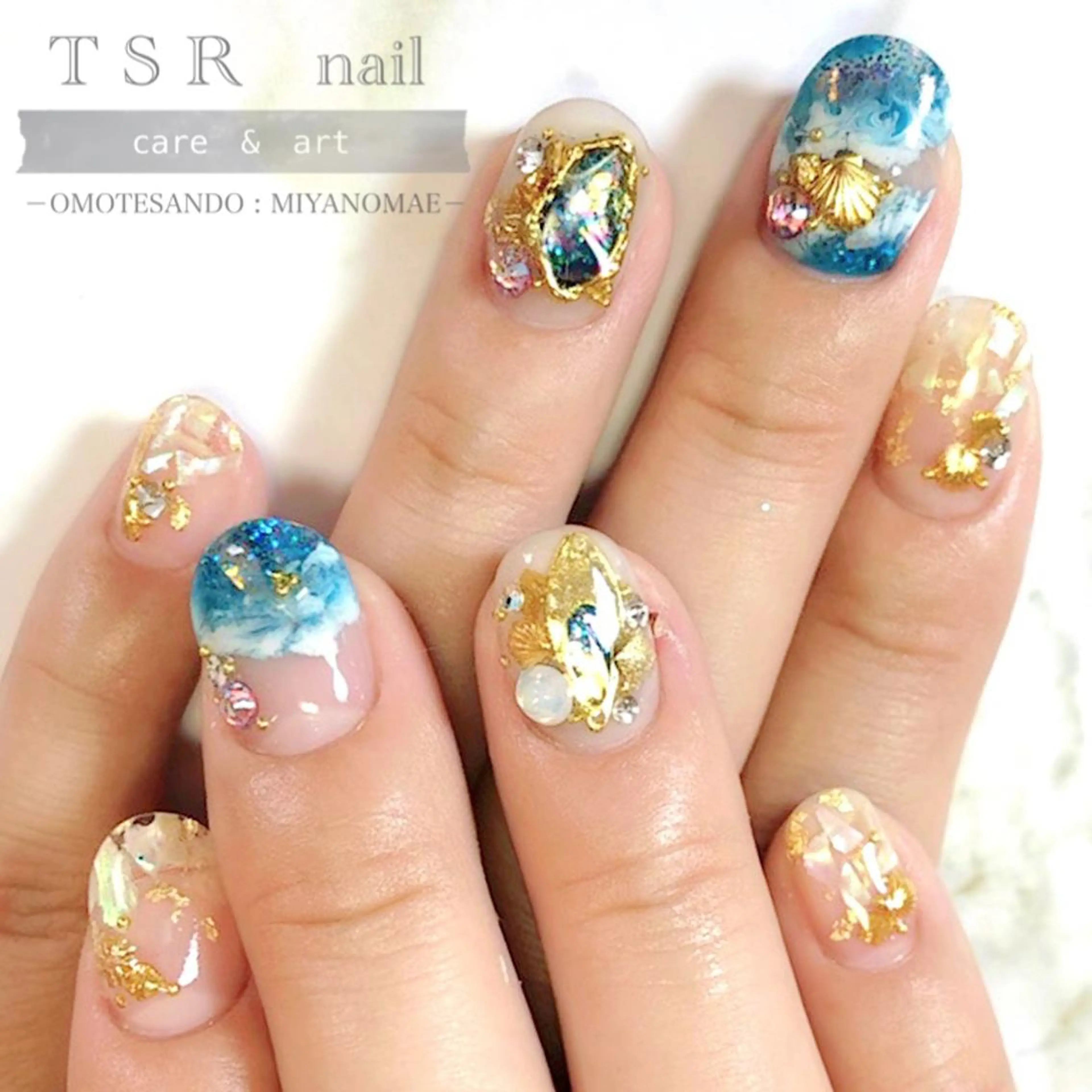 ネイル ハンドネイル ハンドケア 爪咲 りり花のネイルデザイン