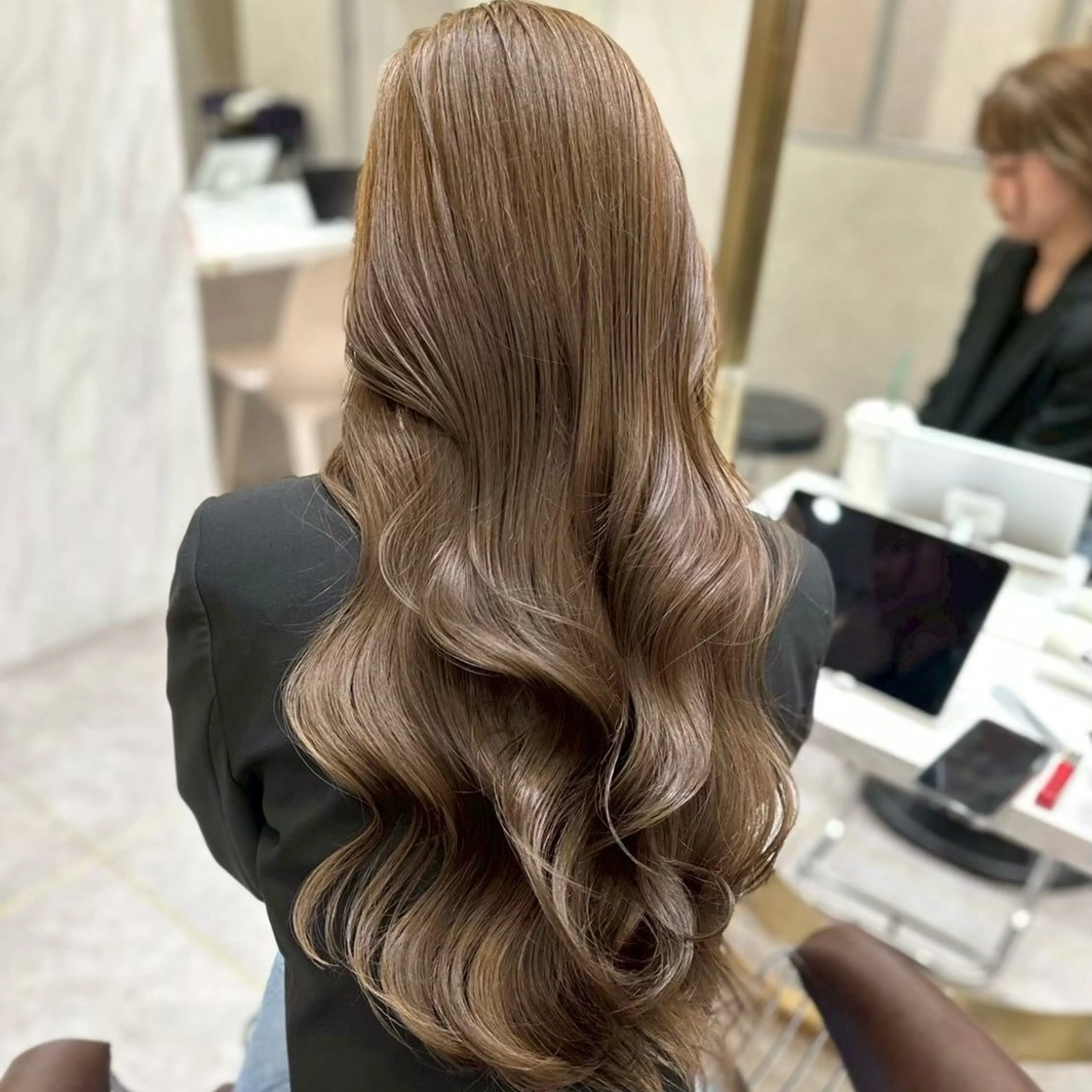 ロング カラー トリートメント cocoro / 韓国・網紅ヘア︎໒꒱のヘアスタイル