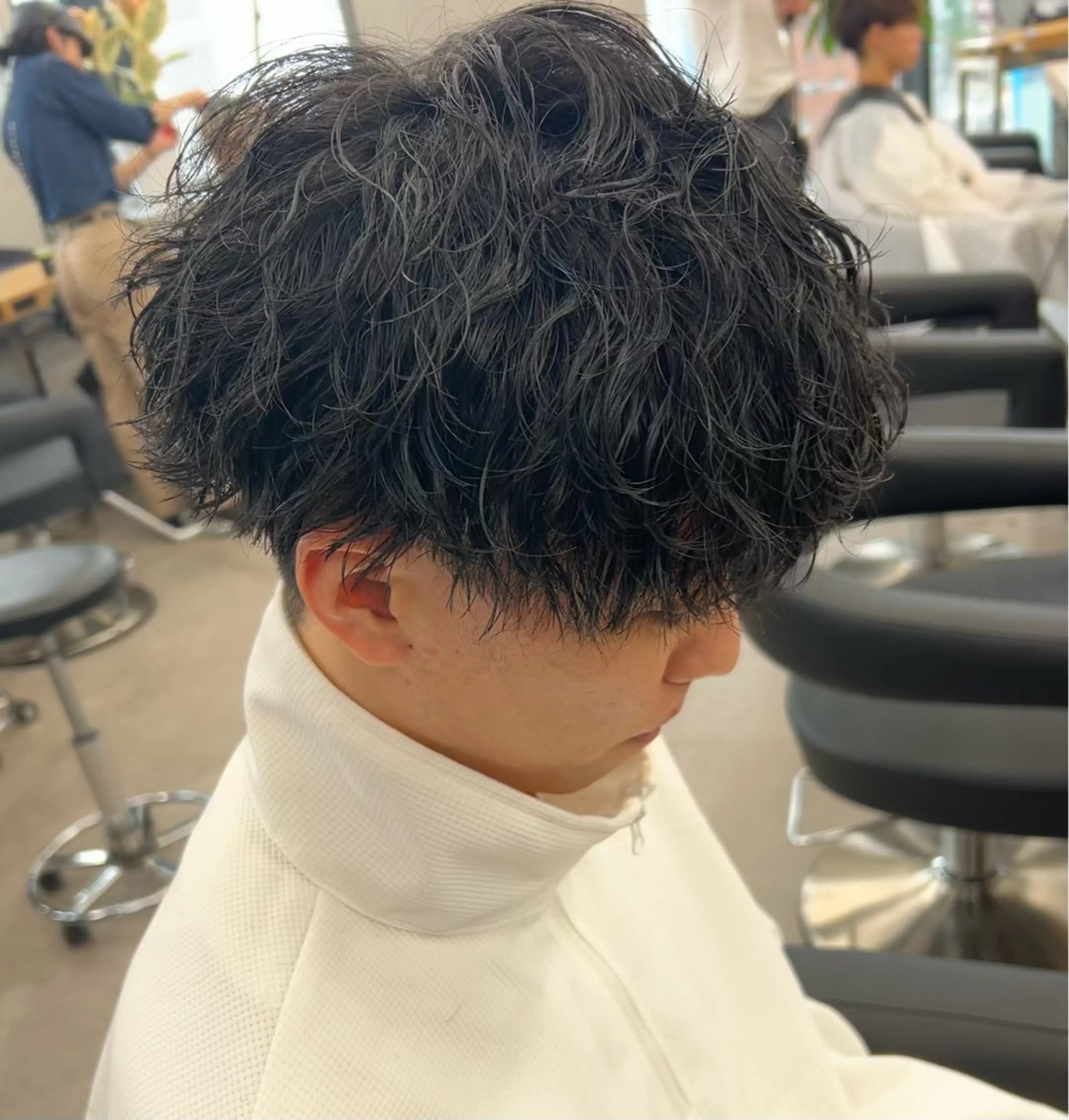 パーマ メンズ カット パーマ トリートメント ヘッドスパ ヘアセット イケメン製造機 🔥上原沙羅🔥のヘアスタイル