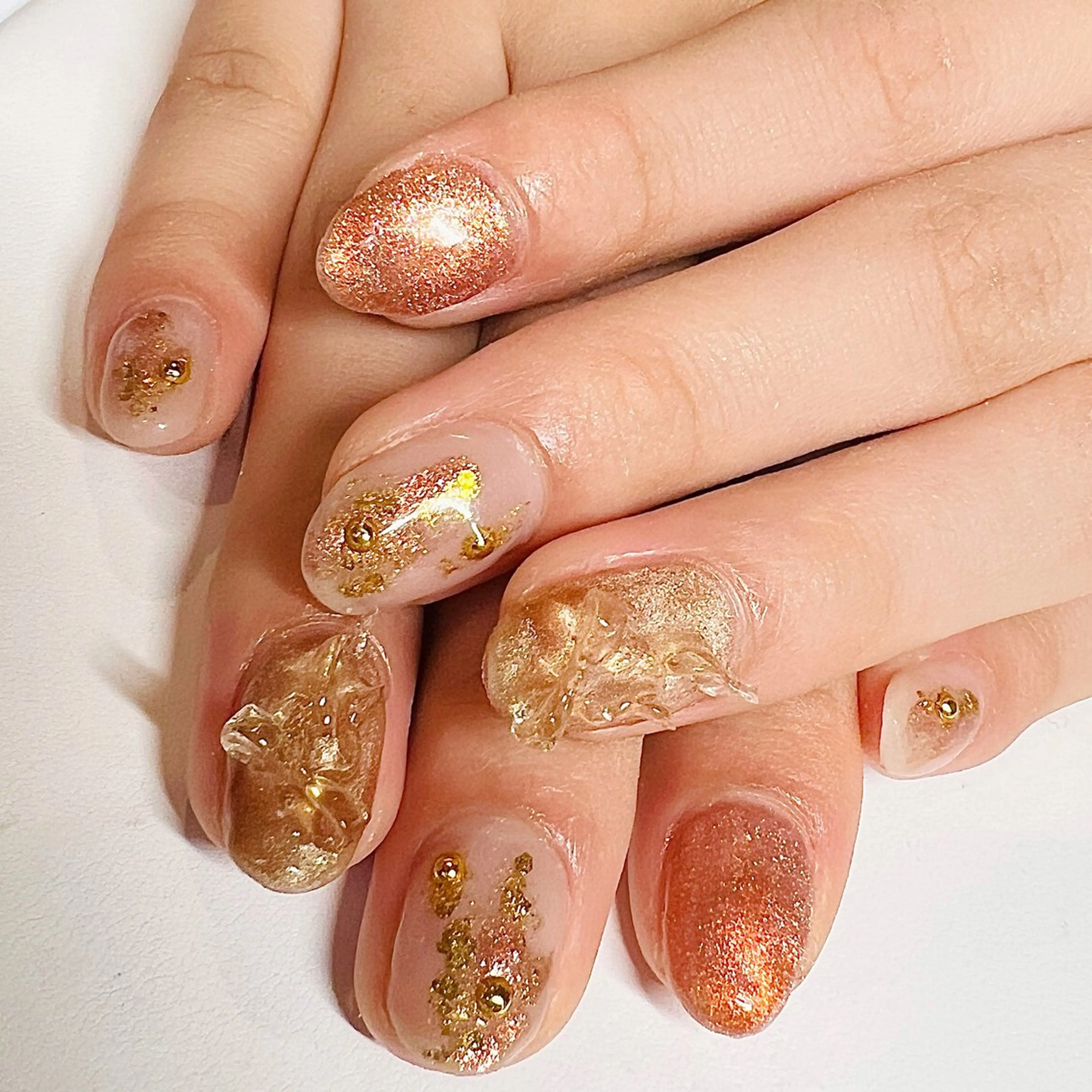 ミディアム ハンドネイル Nail Salon midnightのネイルデザイン