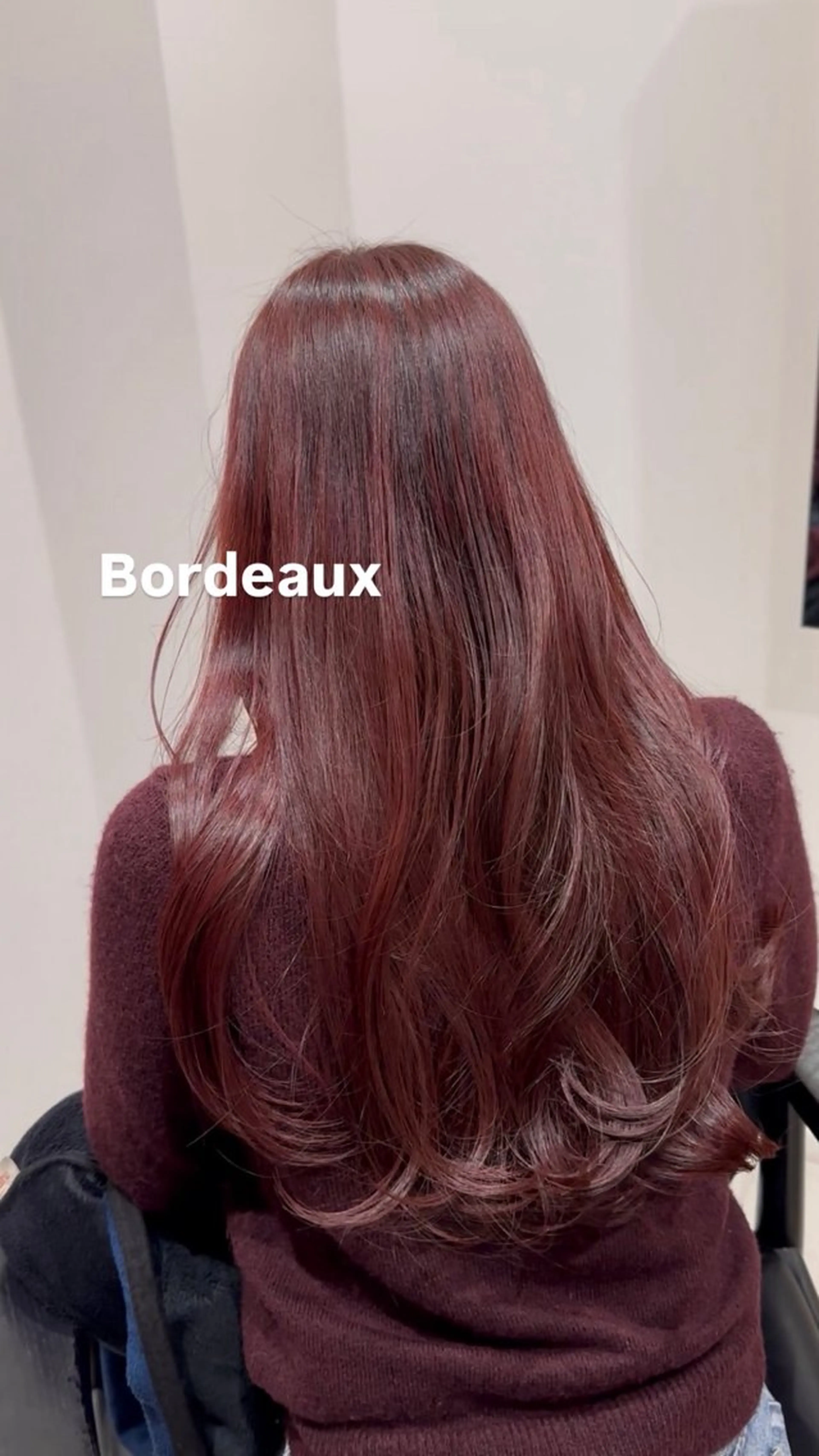 ミディアム カット ヘアカラー トリートメント ブリーチなしカラー/ 顔周りレイヤーのヘアスタイル