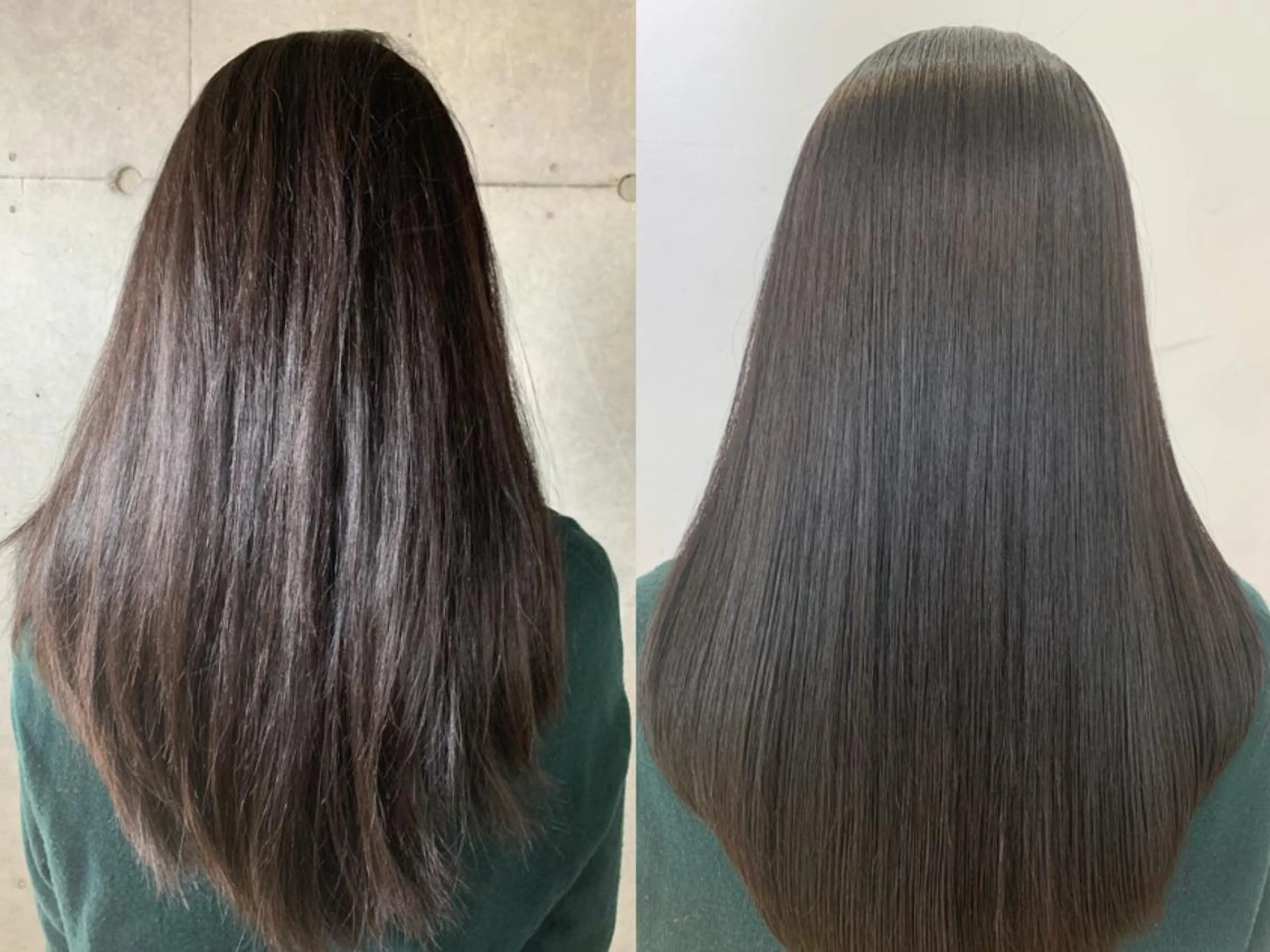 ロング 髪質改善 トリートメント 渋谷ブリーチカラー 韓国ヘアyuikoのヘアスタイル