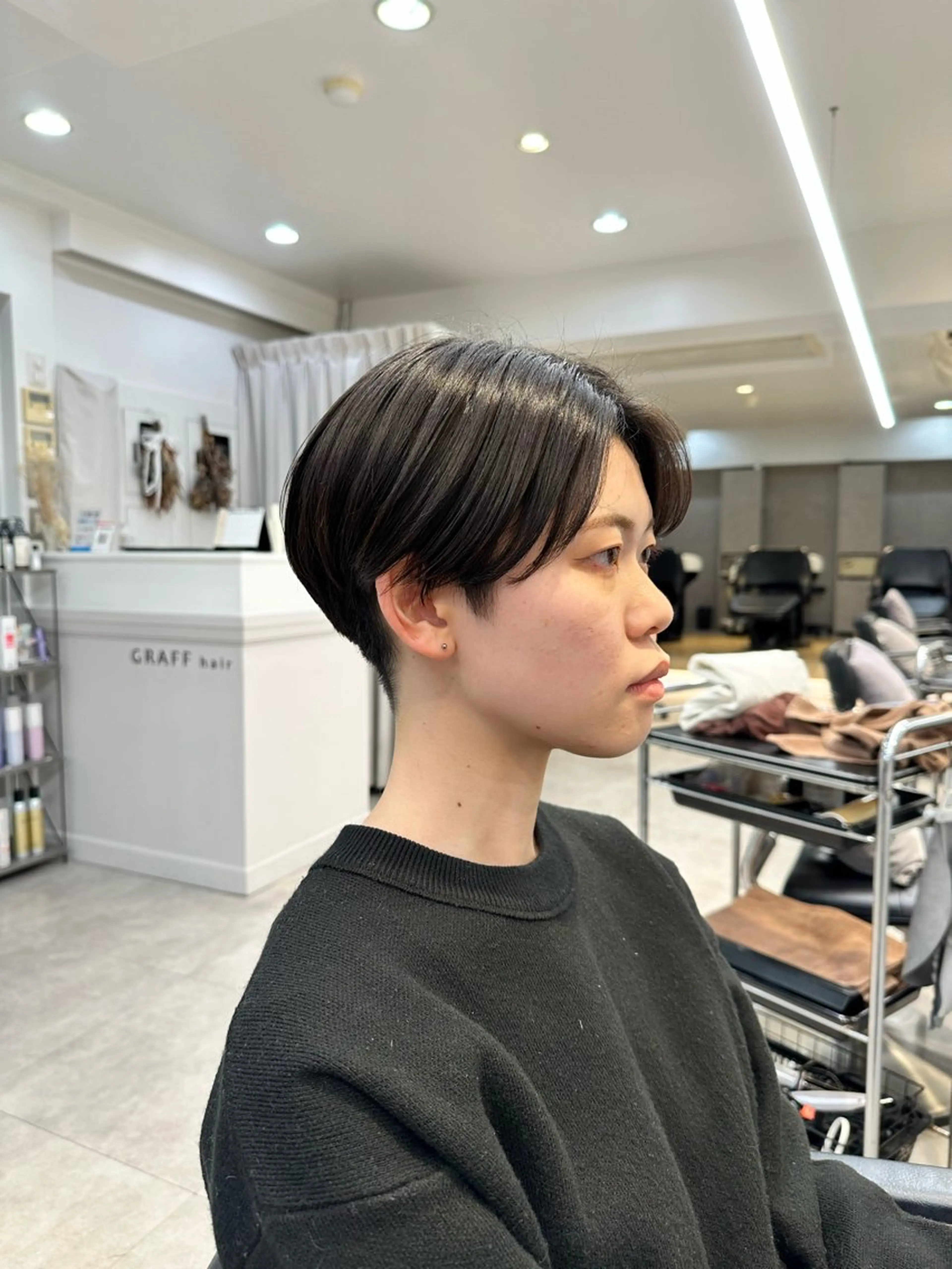 ショート ショートヘア あいこ/ハンサム ショート/銀座🌷のヘアスタイル