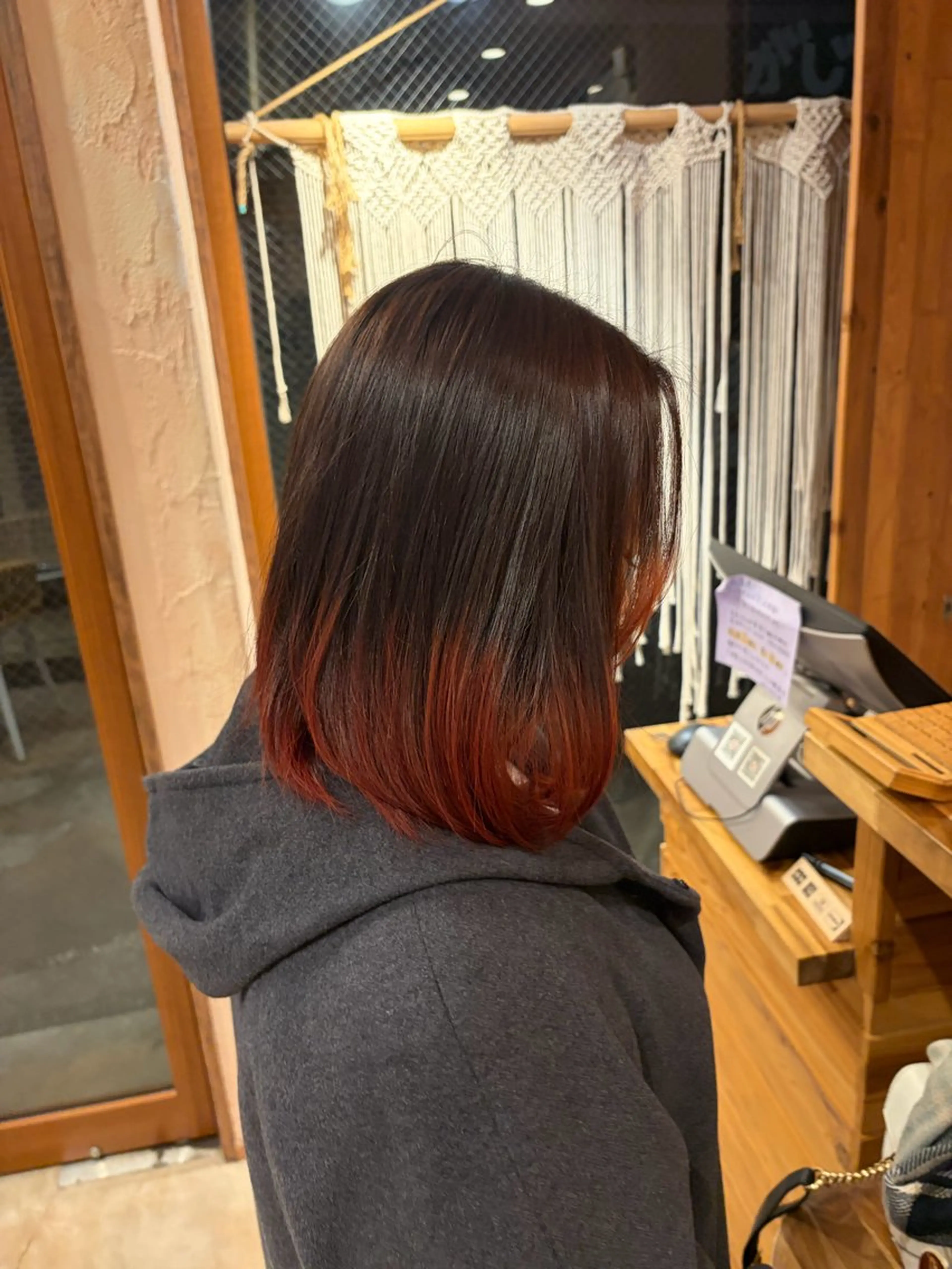 ミディアム カラー 横浜/金沢文庫/ はらだみさきのヘアスタイル