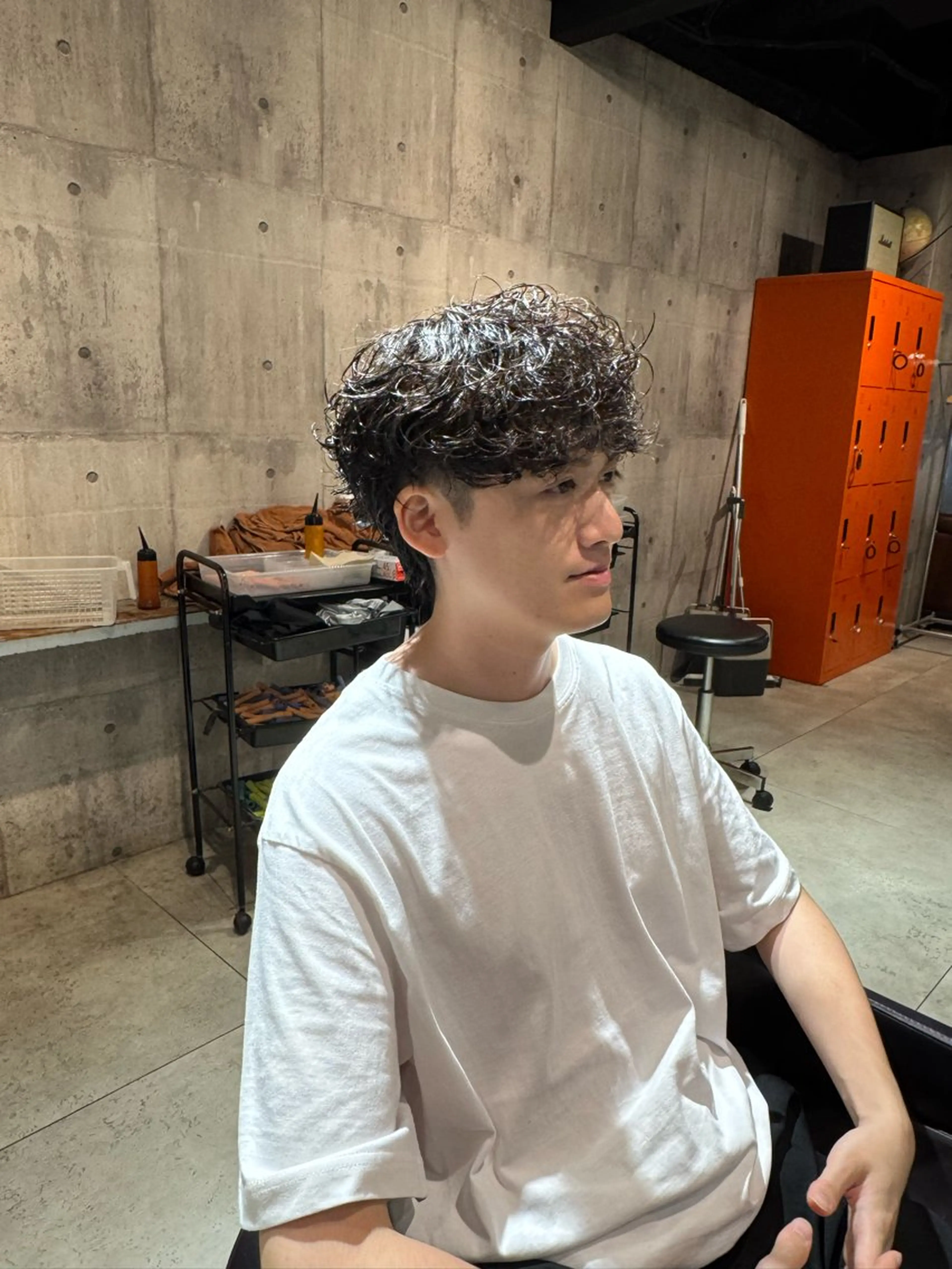 [3センチ以上カットさせていただける方限定]メンズカットパーマ🧑‍🦱の写真