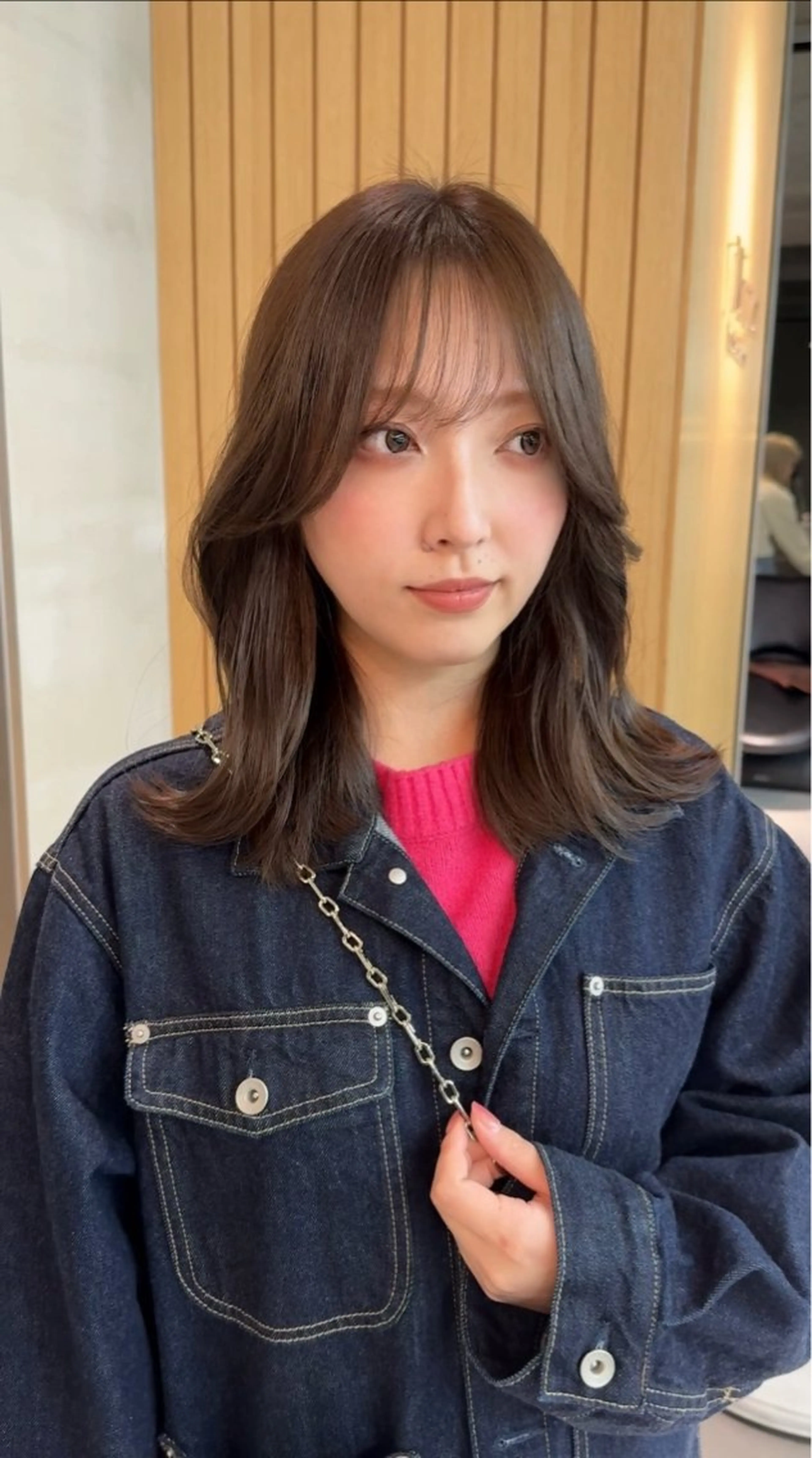 ミディアム カラー COALL nex the salon所属・Riria✨ 透明感カラーのヘアスタイル