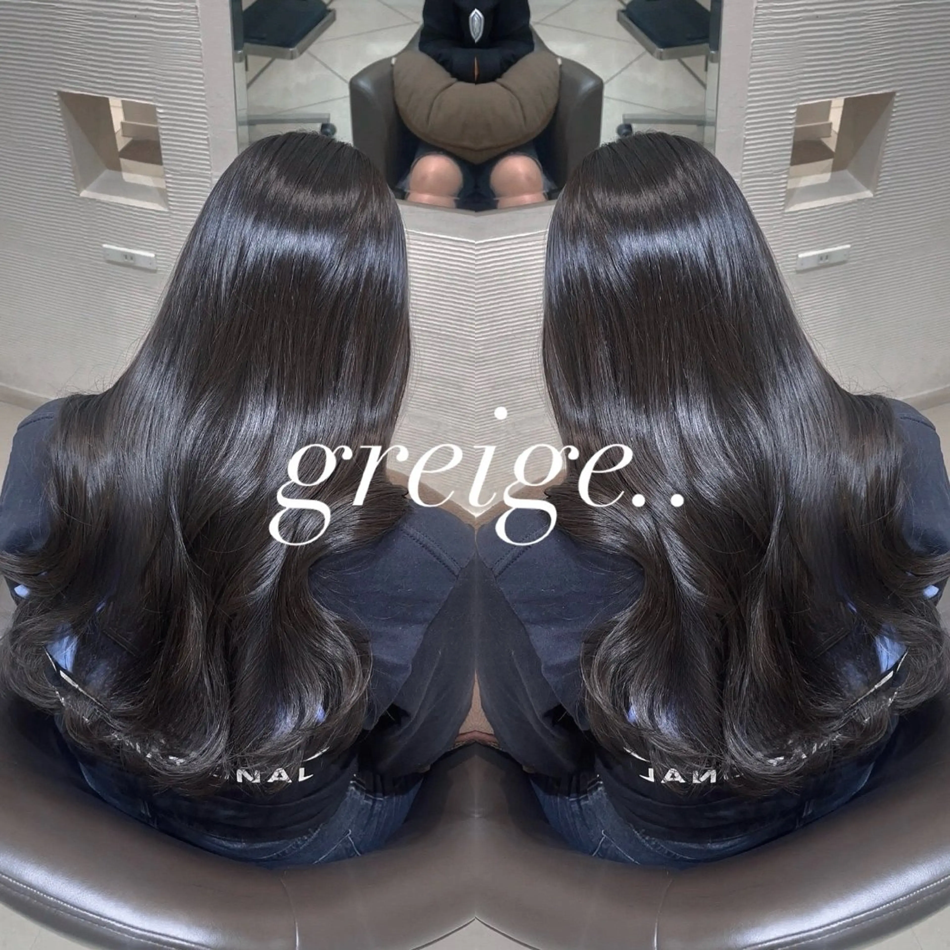 ロング カラー ケアカラー 透明感カラー 髪質改善 韓国風ヘア 💖大人韓国ヘア💖 韓国艶カラー【銀座】のヘアスタイル