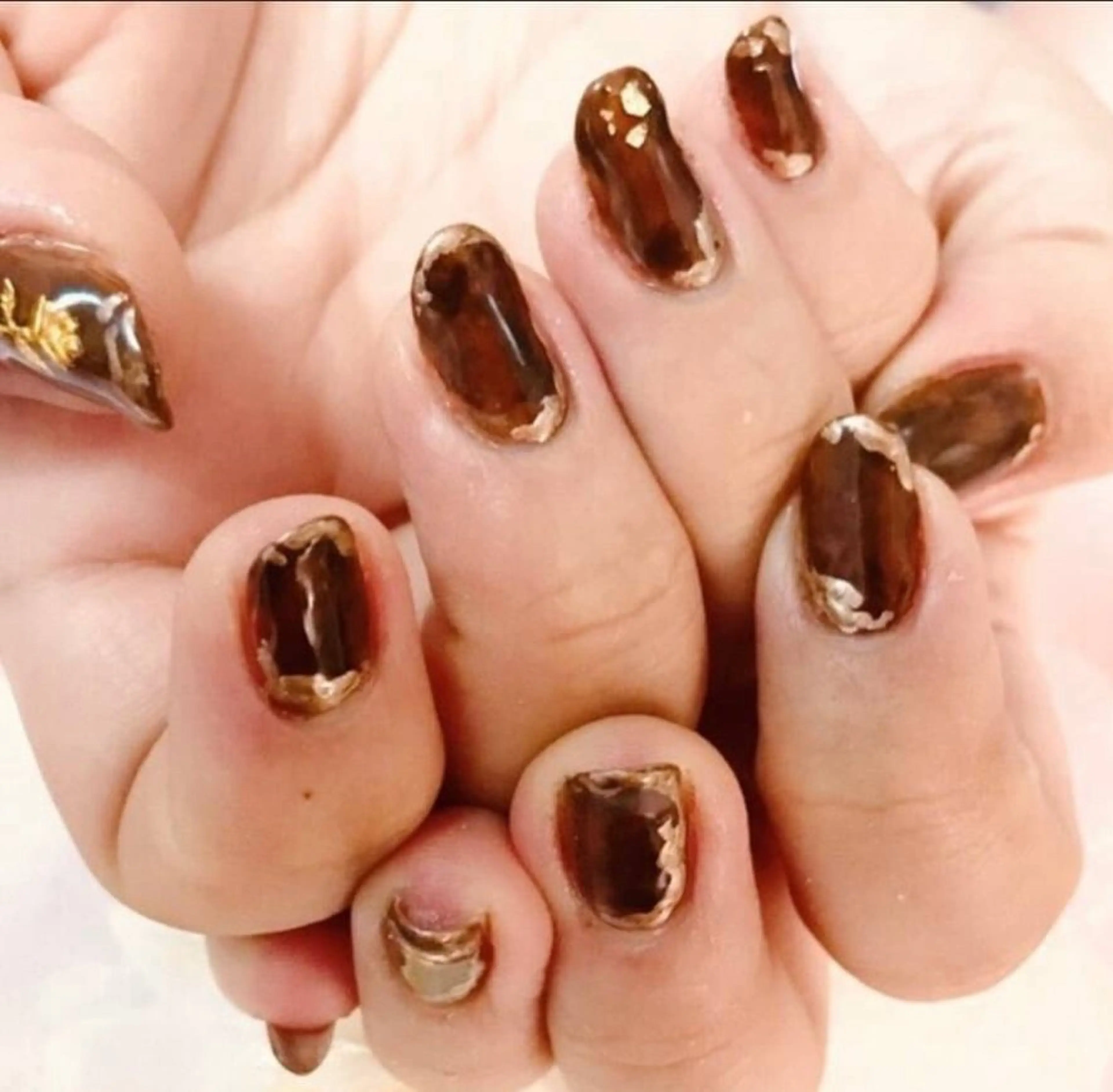 ネイル ジェルネイル 持ち込み パラジェル シンプルネイル LUCIA(ルシア）所属・LUCIA 南柏ネイルサロンのネイルデザイン