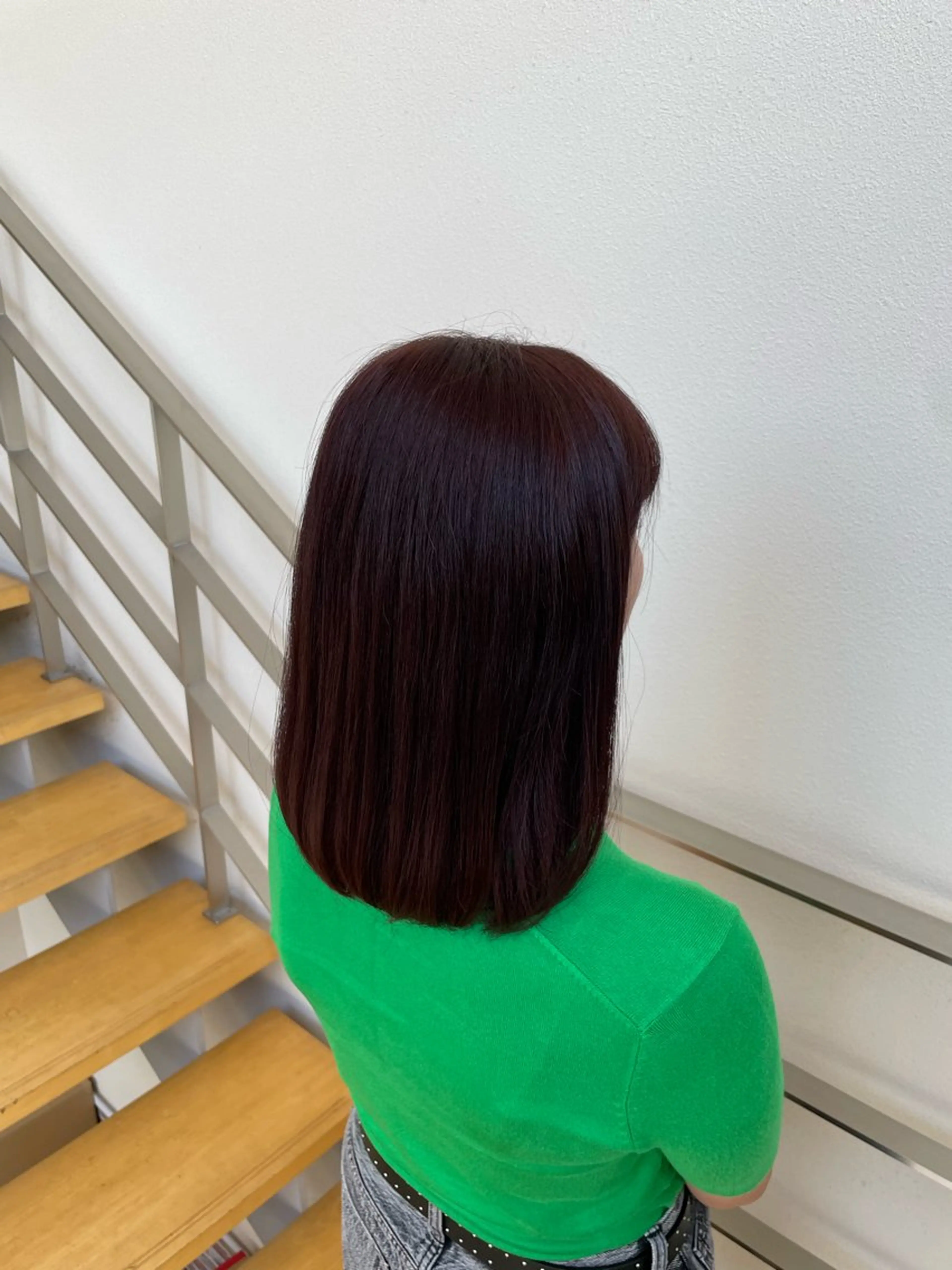 カラー 透明感カラー めぞんどぼーて少路所属・めぞんどぼーて REINAのヘアスタイル