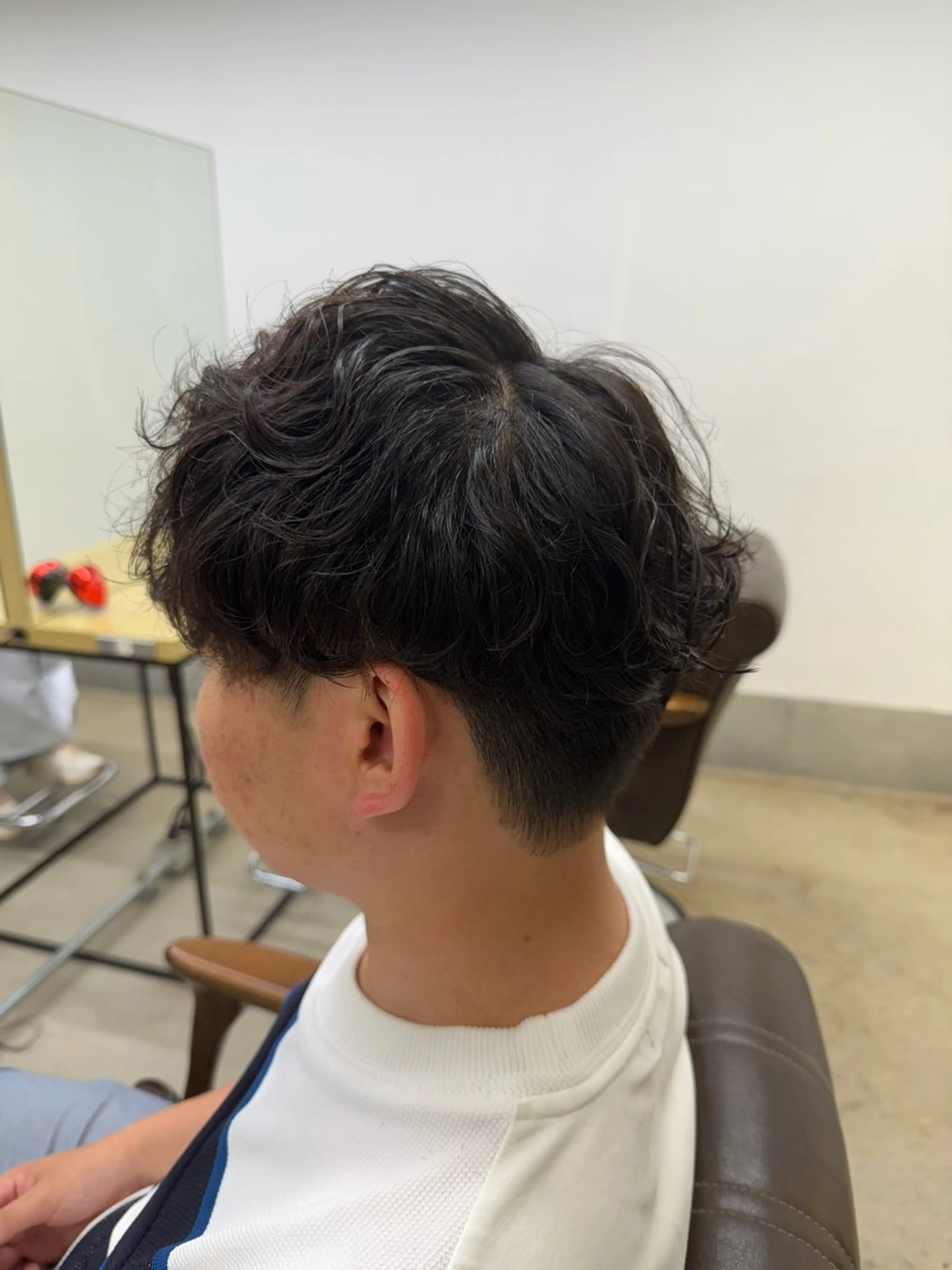 パーマ メンズ マッシュ メンズパーマ スキバサミを使わない カット✂︎カズマのヘアスタイル