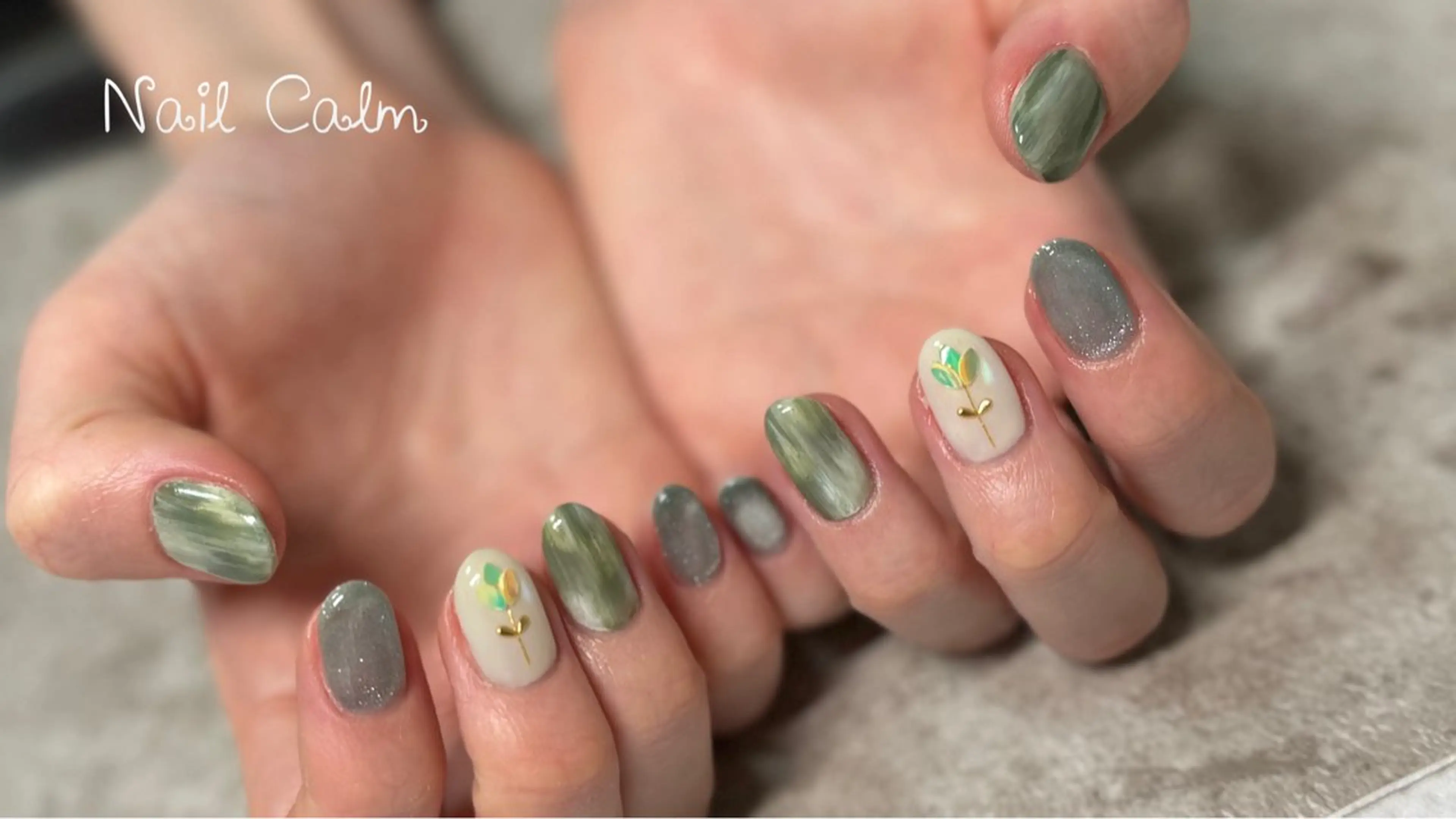 ネイル シンプルネイル ハンドネイル Nail Calm所属・プライベートサロン Calmのネイルデザイン
