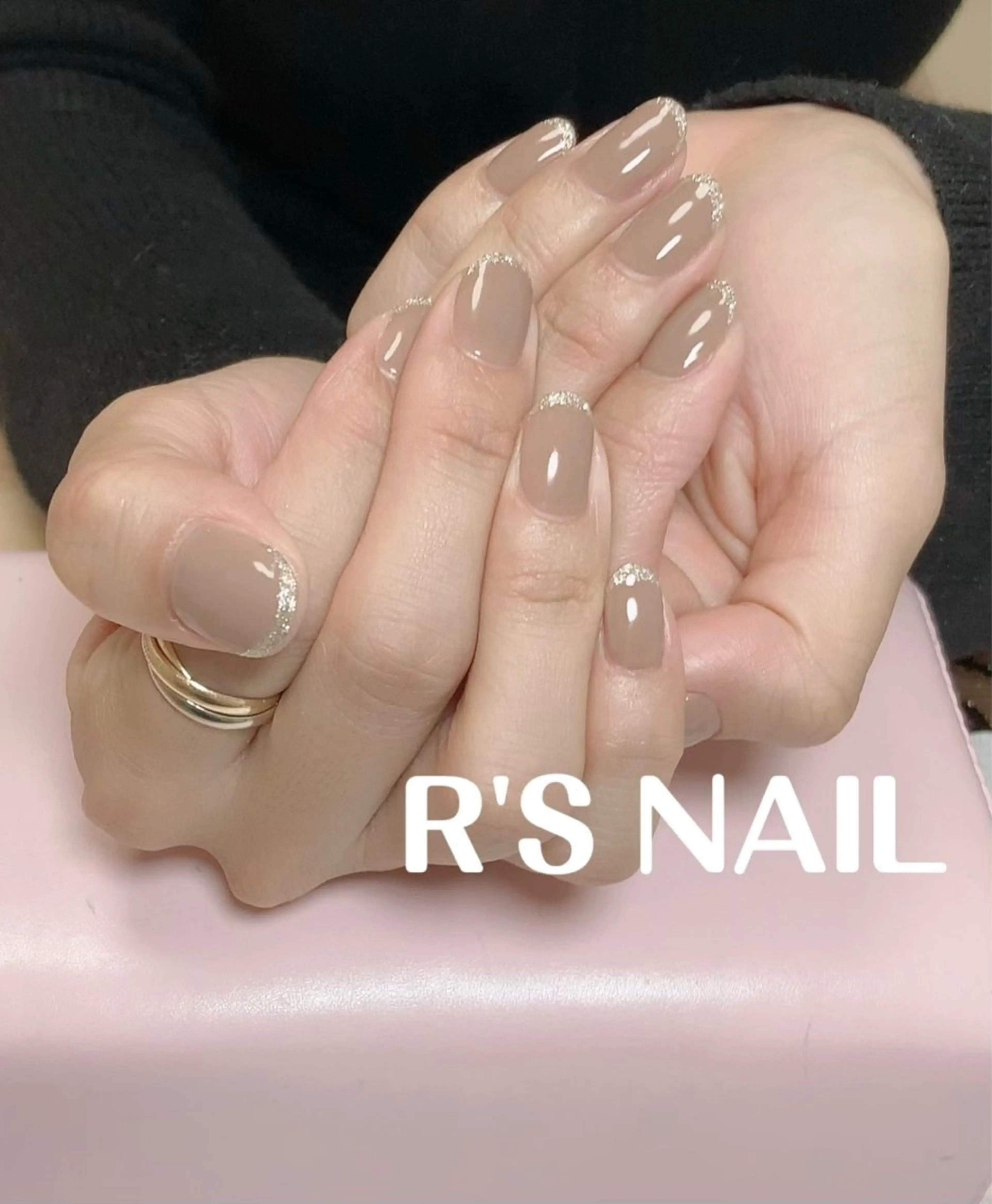 ネイル フットネイル キラキラネイル ラメ(グリッター) ニュアンスネイル オフィスネイル ハンドネイル R‘S NAIL nail salonのネイルデザイン