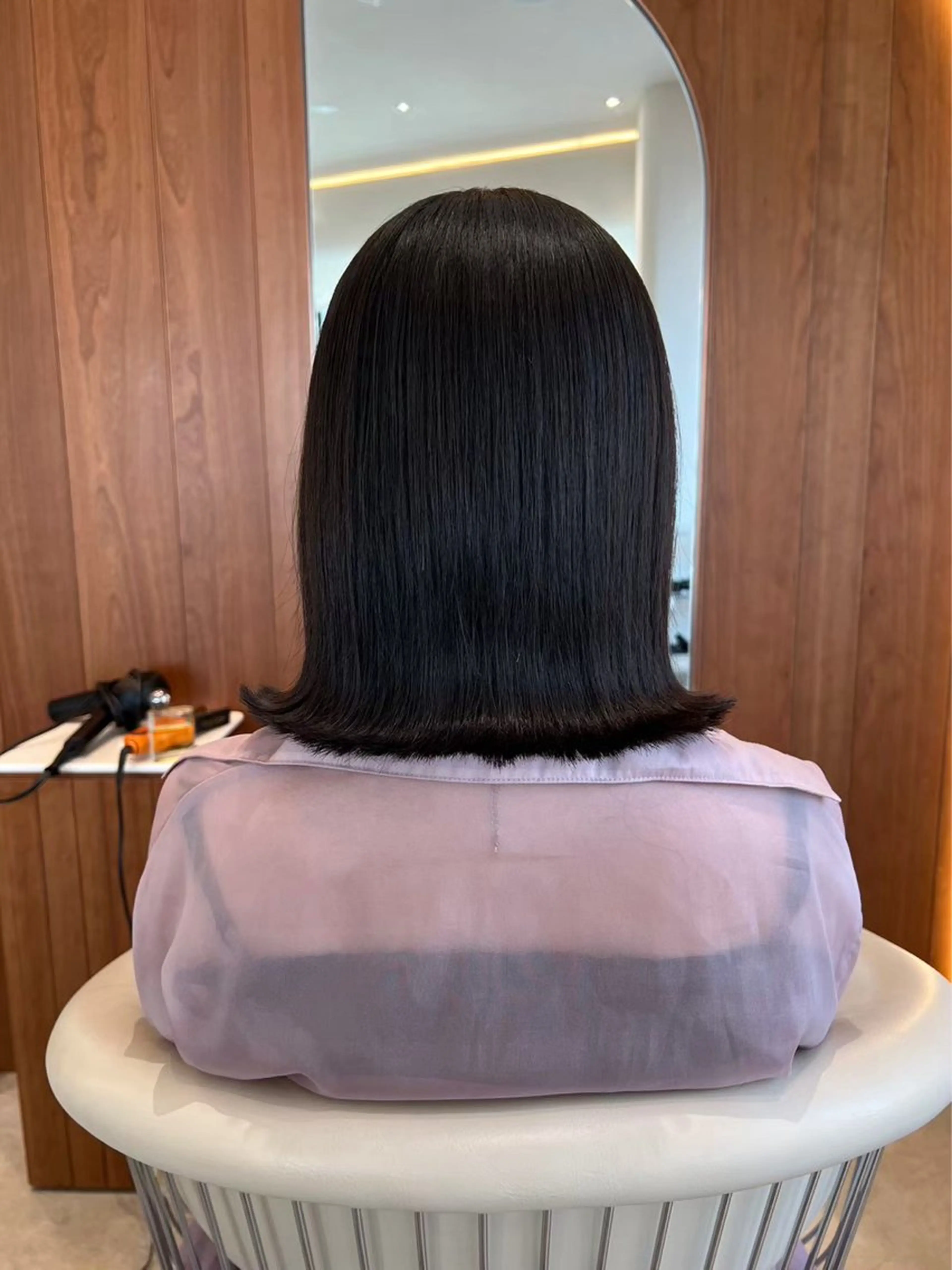 ミディアム カット ヘアカラー トリートメント ボブ/レイヤー/新宿 /透明感/KOKIのヘアスタイル